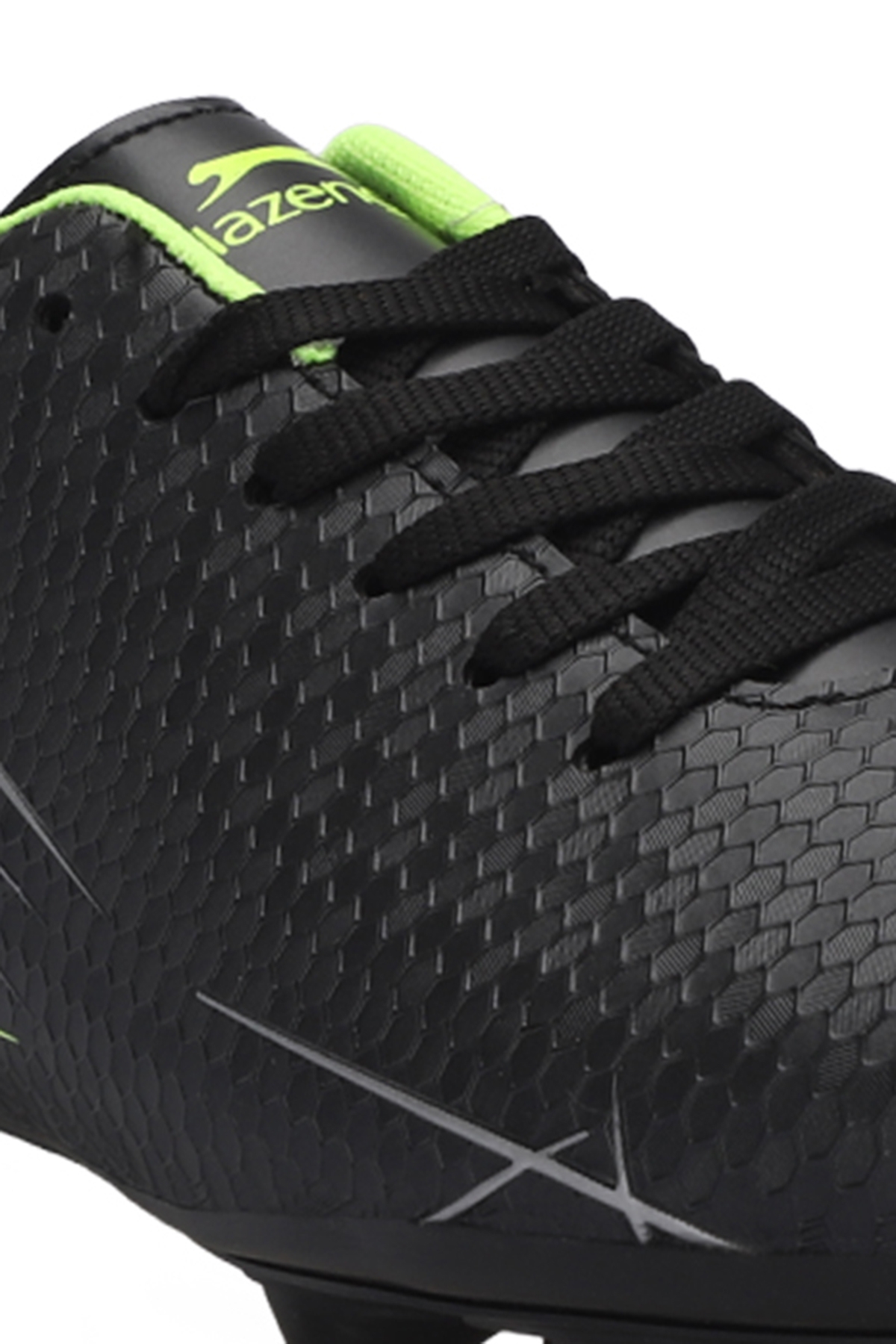 CARLO I Unisex Çocuk Futbol Ayakkabı Siyah / Yeşil - Görsel 5