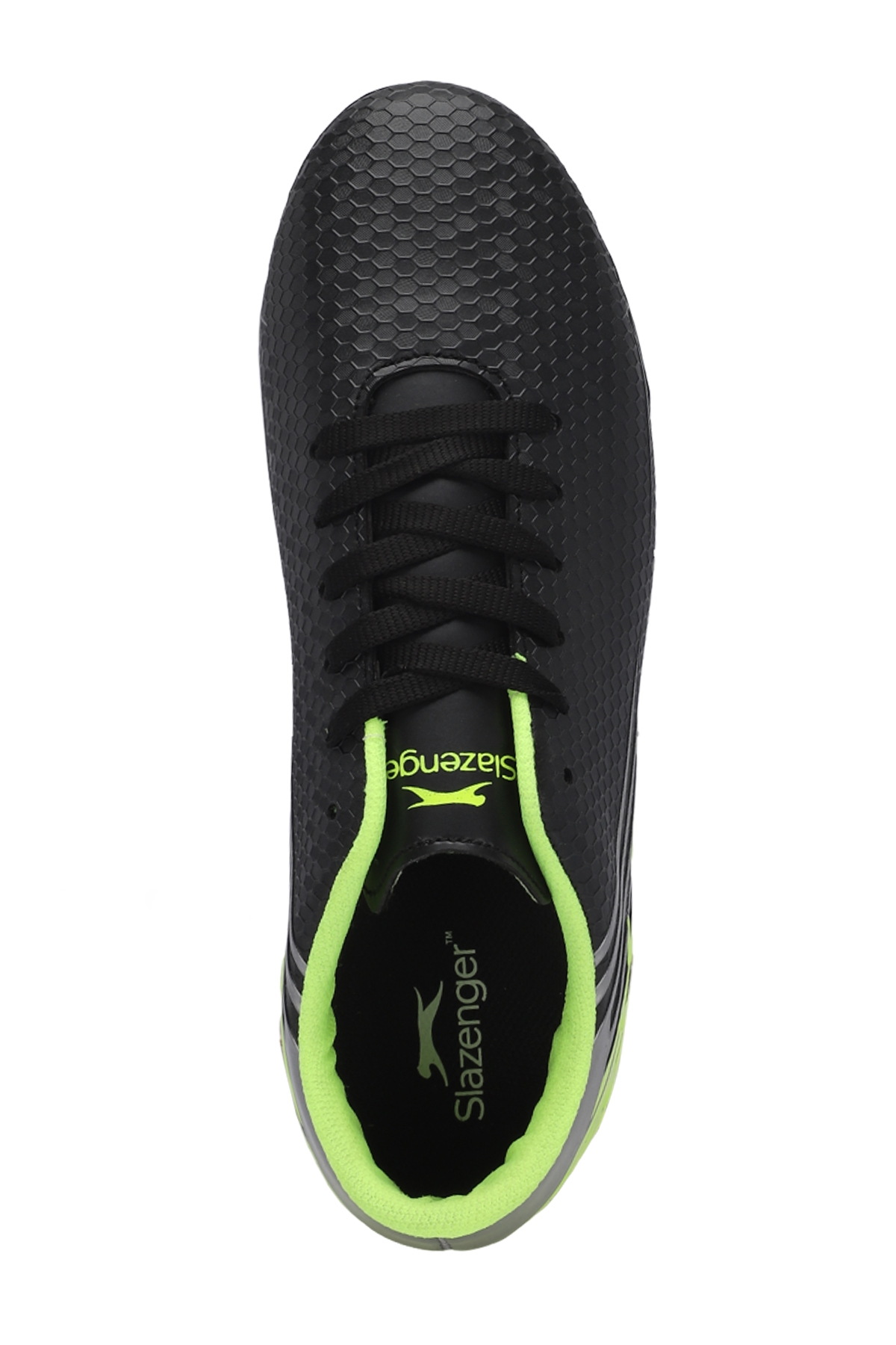 CARLO I Unisex Çocuk Futbol Ayakkabı Siyah / Yeşil - Görsel 6