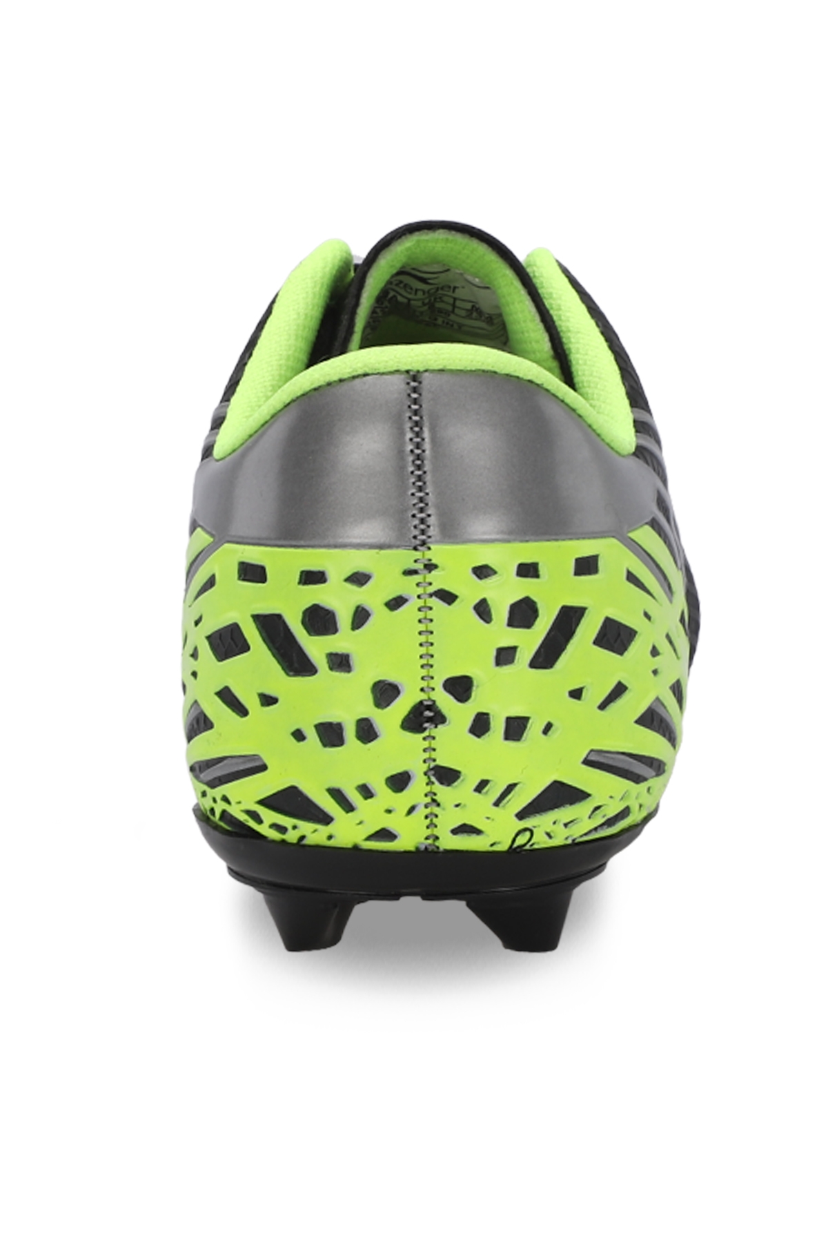 CARLO I Unisex Çocuk Futbol Ayakkabı Siyah / Yeşil - Görsel 7