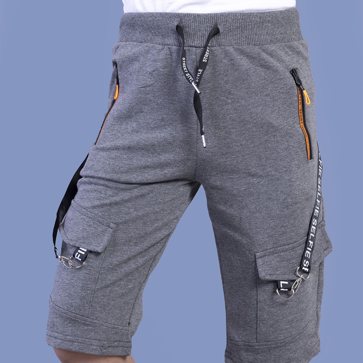 Toontoy KidsToontoy Erkek Çocuk Beli Ayarlanabilir Şerit Detaylı Kapri