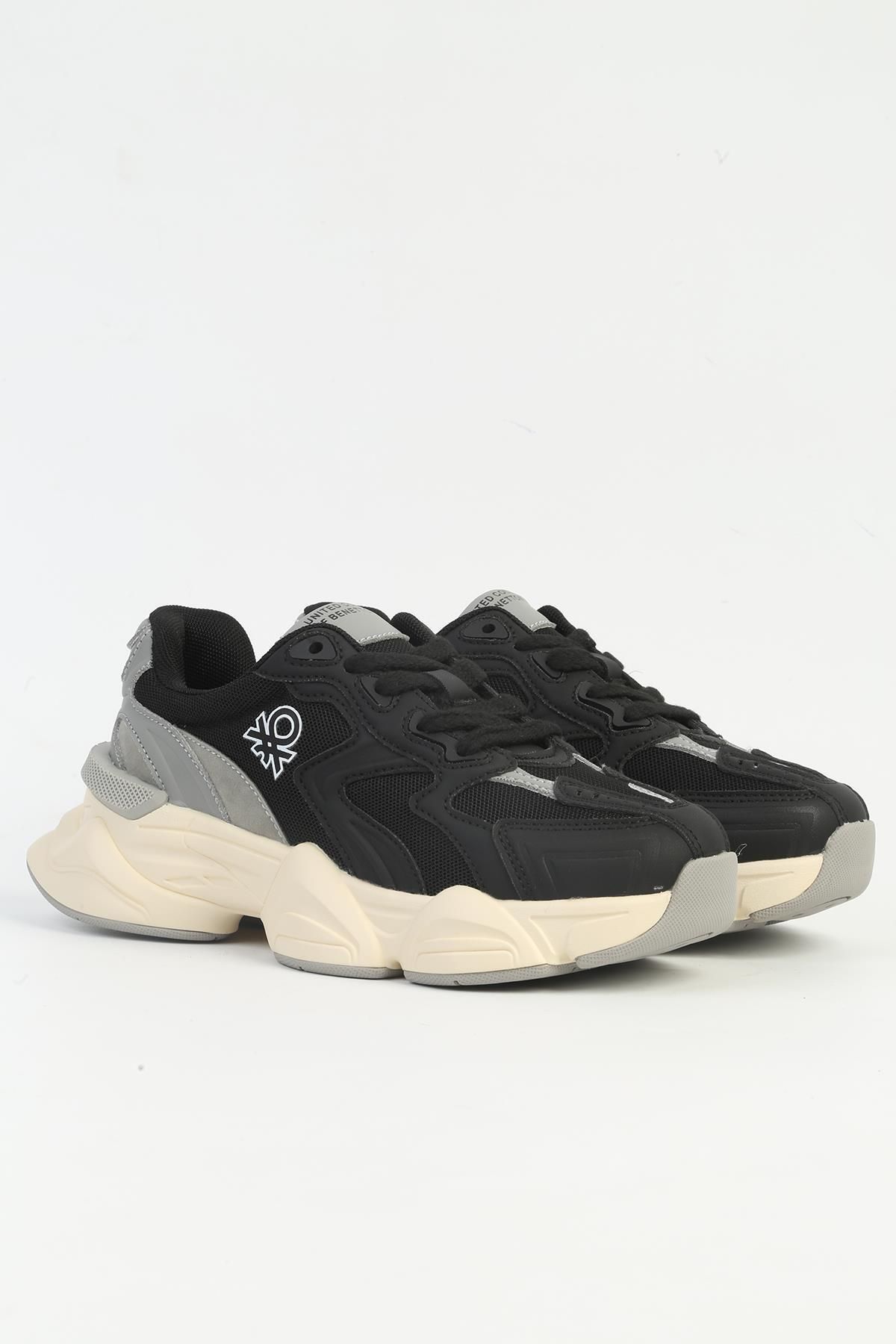 11121 Yüksek Taban Kadın Sneaker Ayakkabı - Görsel 3