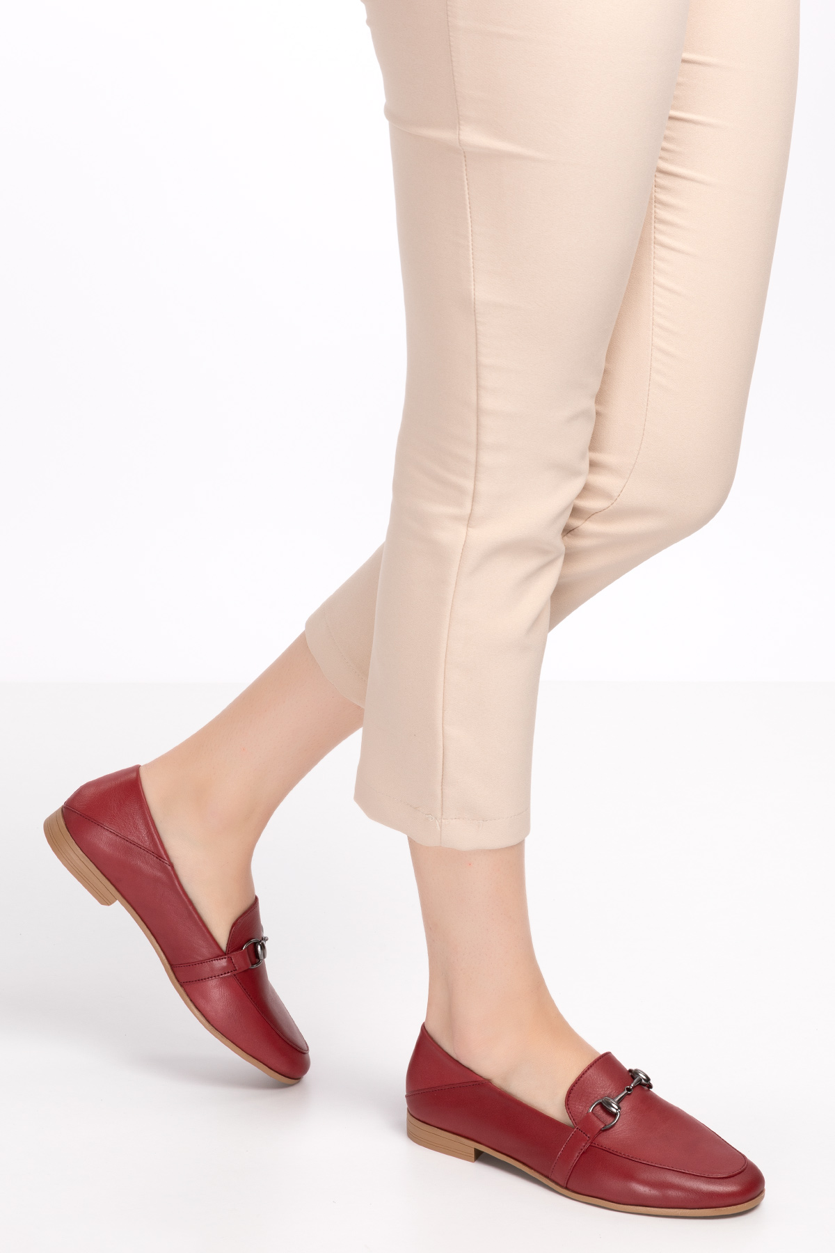 Gondol Hakiki Deri Kadın Babet iz.3501 - Görsel 4