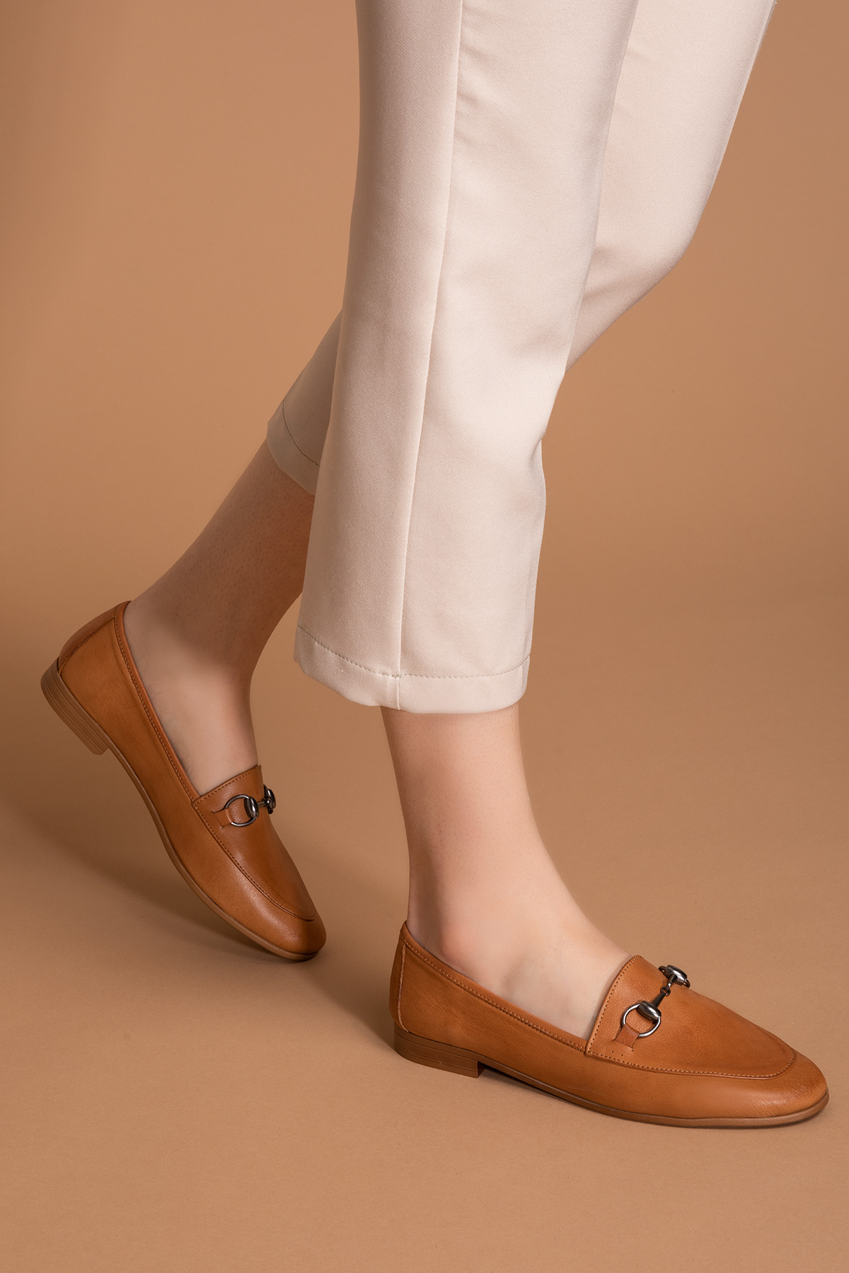 Gondol Hakiki Deri Kadın Babet iz.3501 - Görsel 3