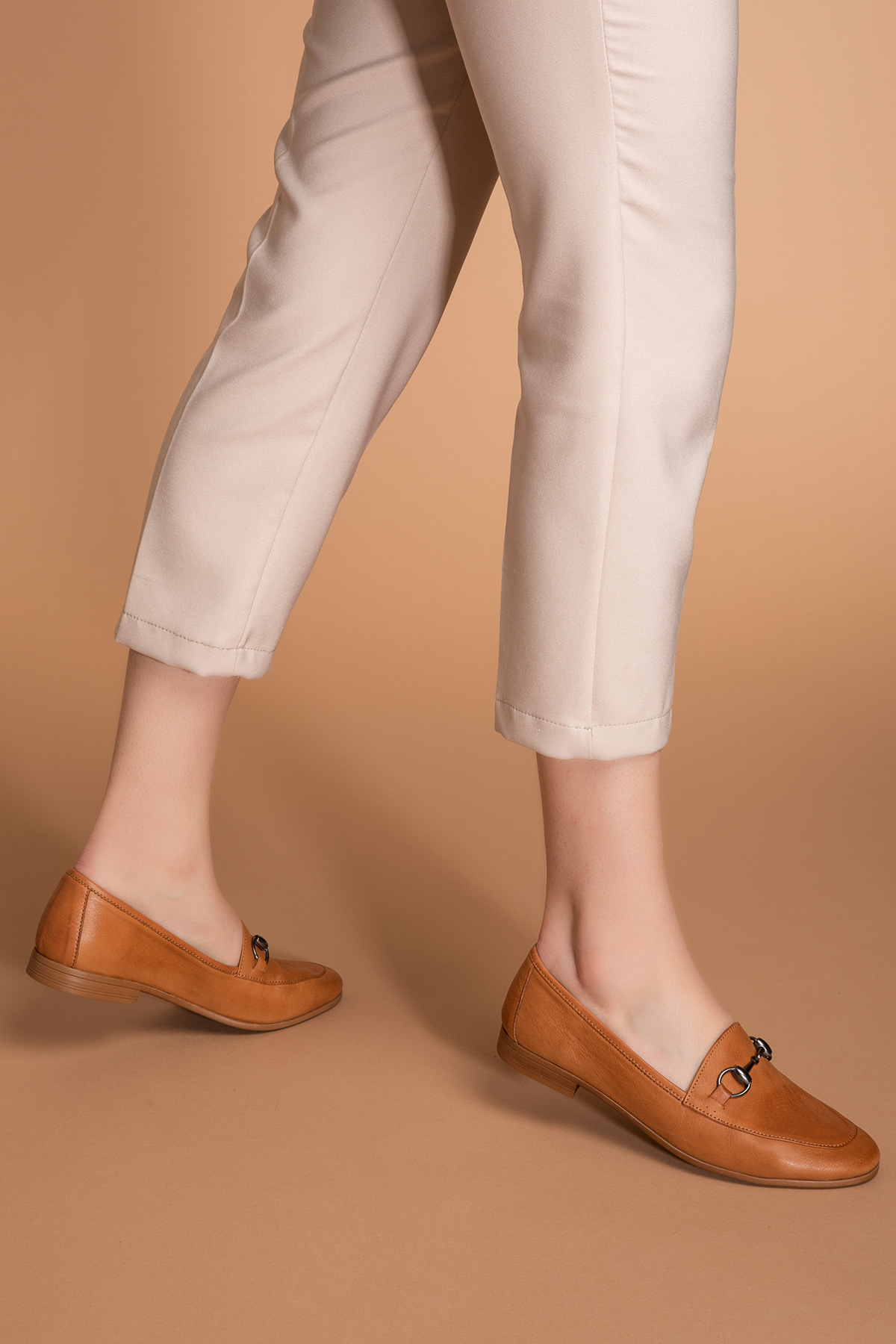 Gondol Hakiki Deri Kadın Babet iz.3501 - Görsel 4