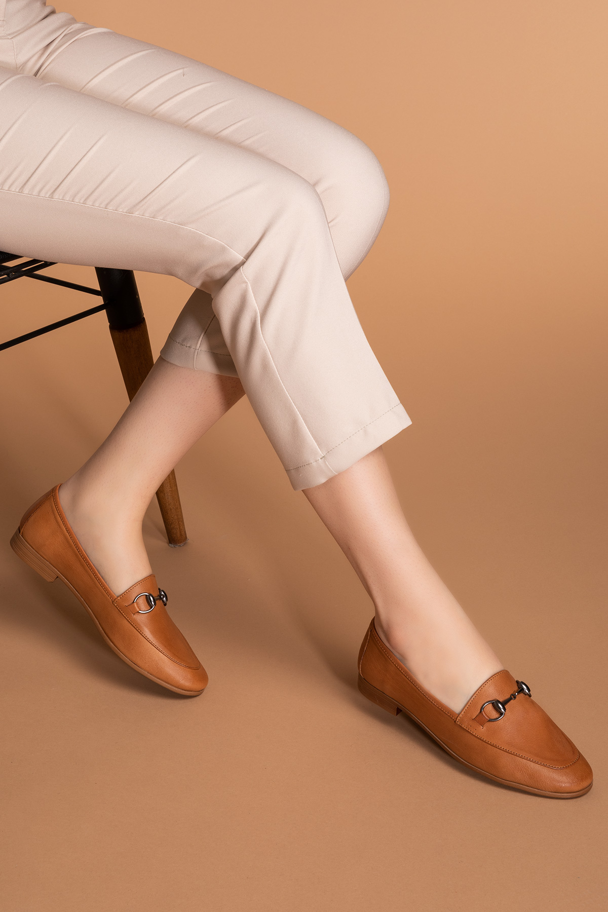 Gondol Hakiki Deri Kadın Babet iz.3501 - Görsel 5