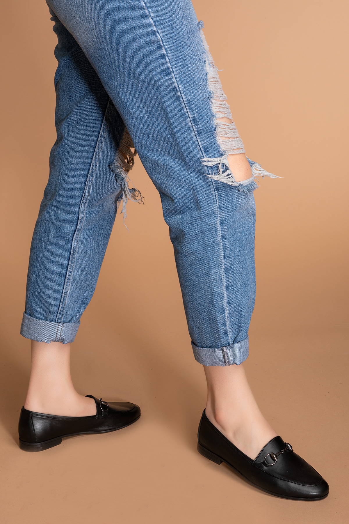 Gondol Hakiki Deri Kadın Babet iz.3501 - Görsel 3