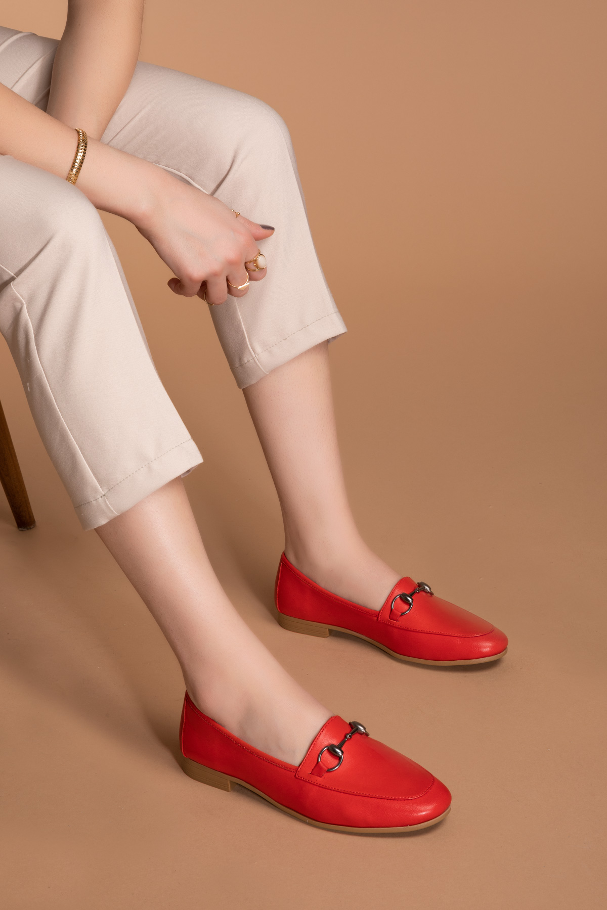 Gondol Hakiki Deri Kadın Babet iz.3501 - Görsel 4