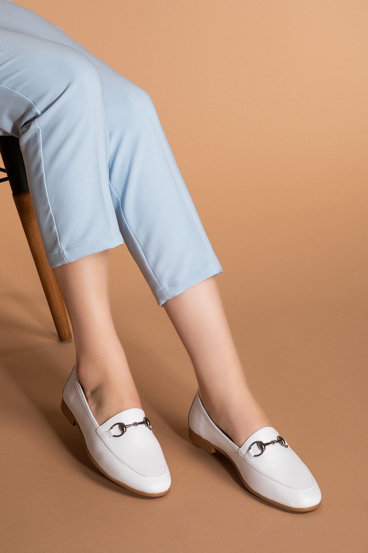 Gondol Hakiki Deri Kadın Babet iz.3501 - Görsel 2