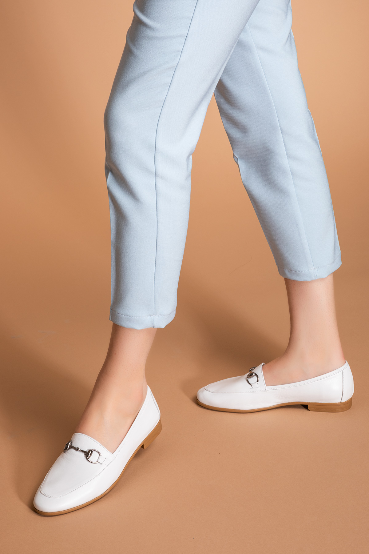 Gondol Hakiki Deri Kadın Babet iz.3501 - Görsel 4