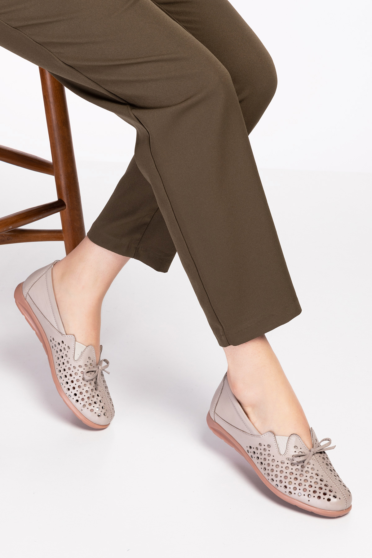 Gondol Hakiki Deri Ortopedik Taban Günlük Ayakkabı esfa.2605 - Görsel 5