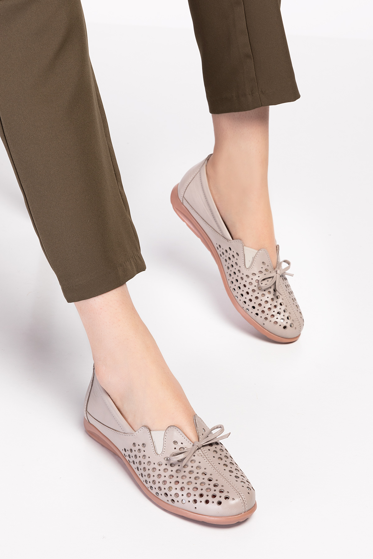 Gondol Hakiki Deri Ortopedik Taban Günlük Ayakkabı esfa.2605 - Görsel 6