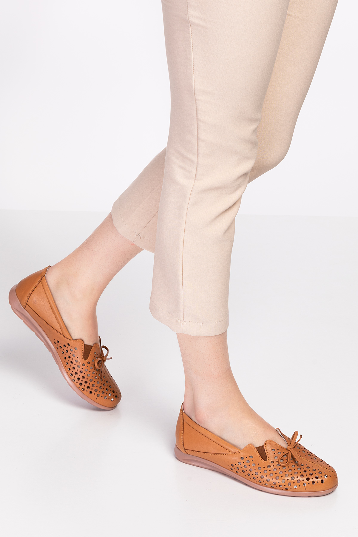 Gondol Hakiki Deri Ortopedik Taban Günlük Ayakkabı esfa.2605 - Görsel 4