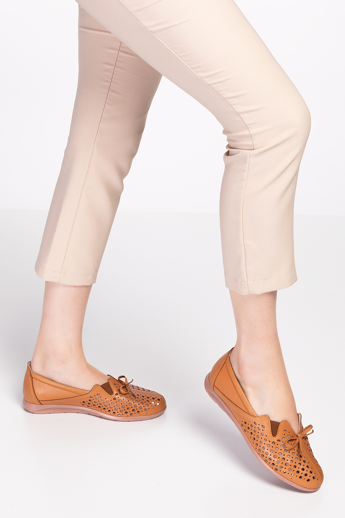 Gondol Hakiki Deri Ortopedik Taban Günlük Ayakkabı esfa.2605 - Görsel 5