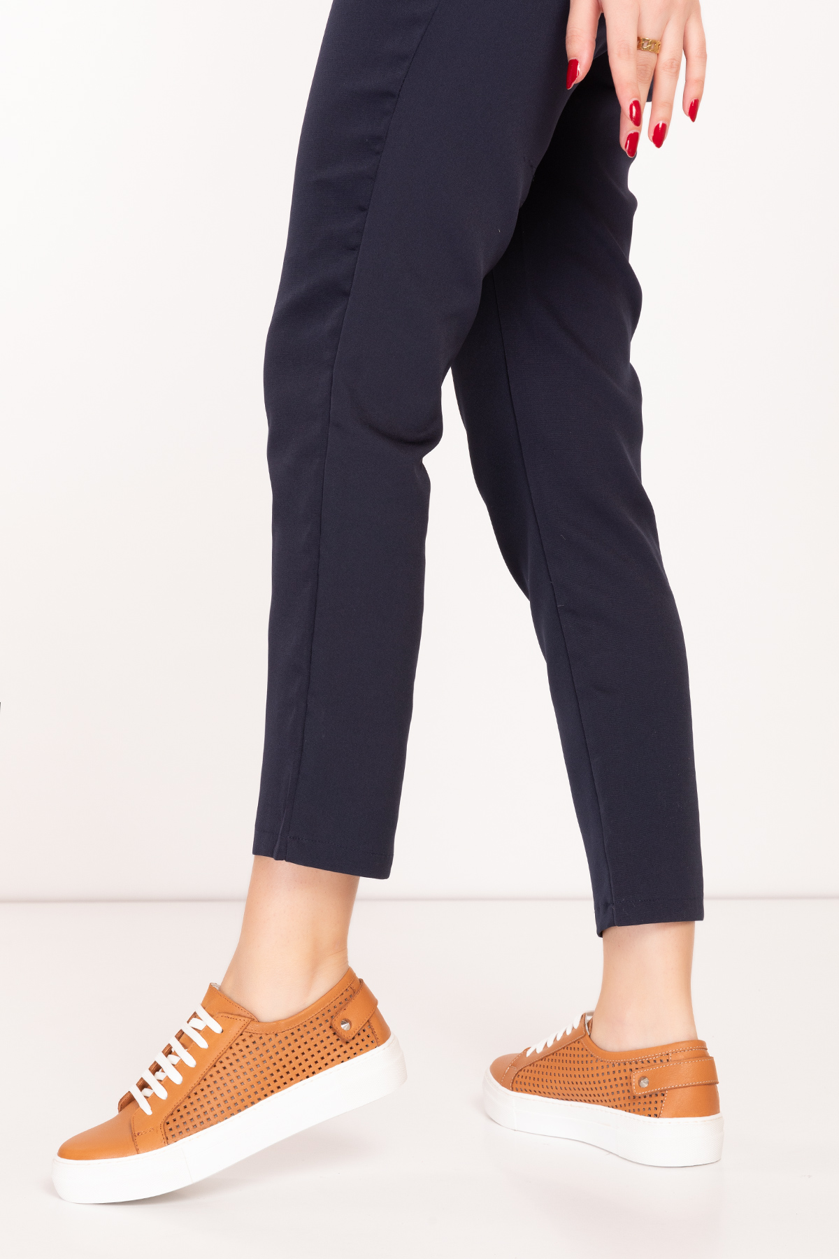 Gondol Kadın Iç Dış Hakiki Deri Günlük Sneaker als.369 - Görsel 5