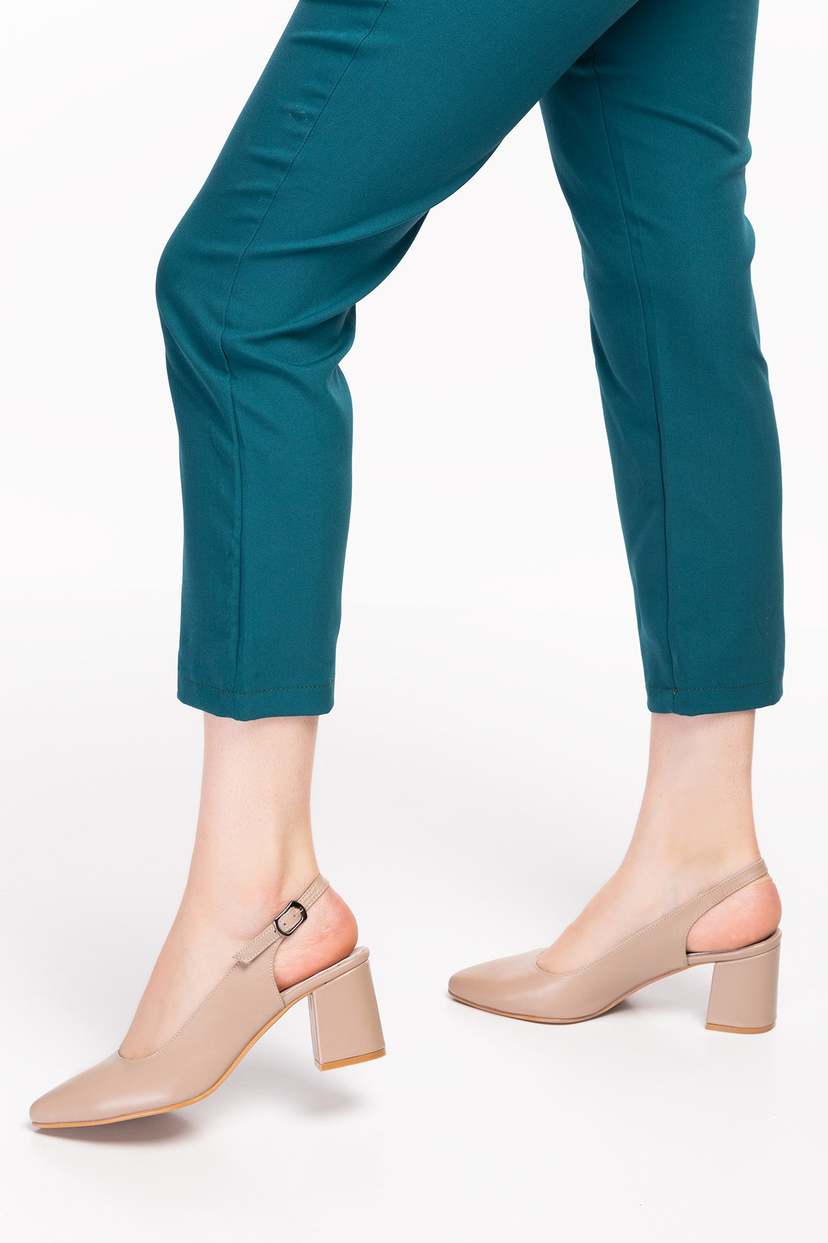 Gondol Kadın Hakiki Deri Klasik Topuklu Ayakkabı şhn.0034 - Görsel 7