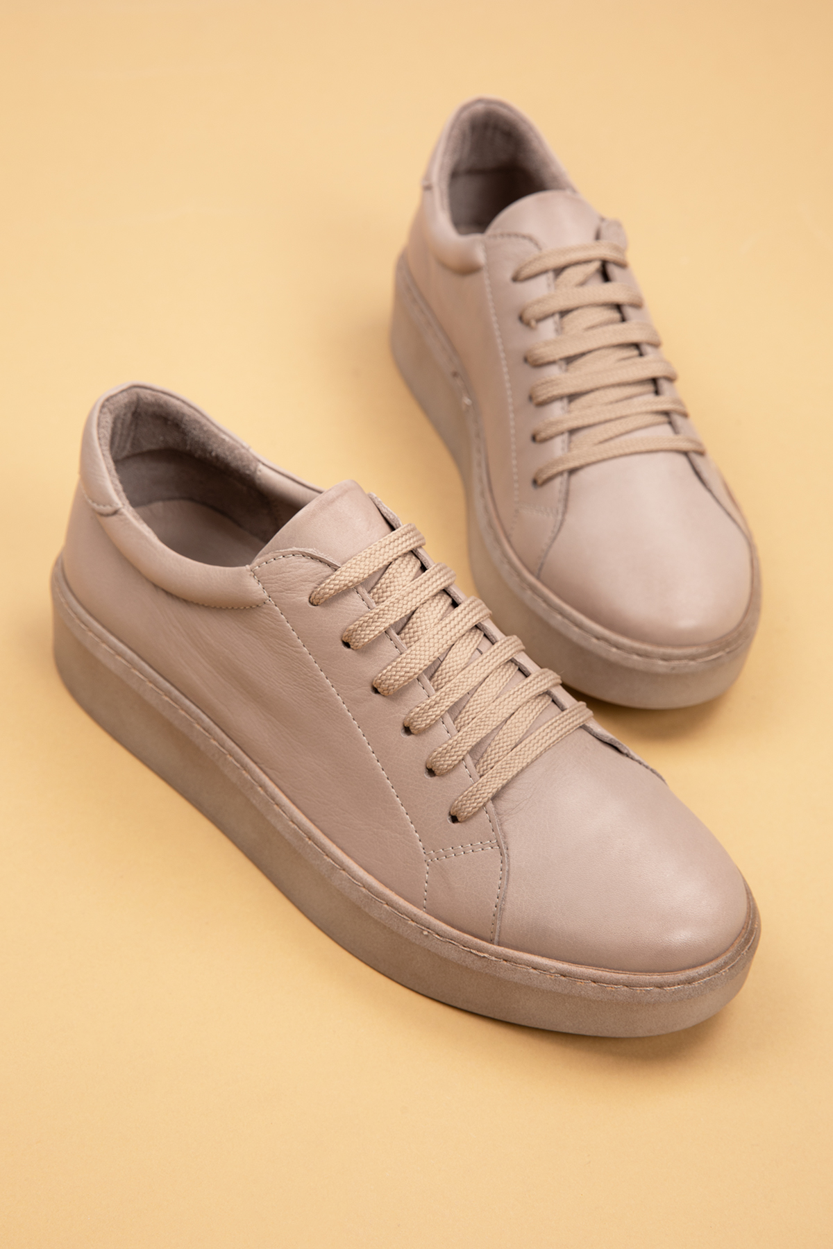 Gondol Hakiki Deri Anatomik Taban Spor Ayakkabı ell.6839 - Görsel 3