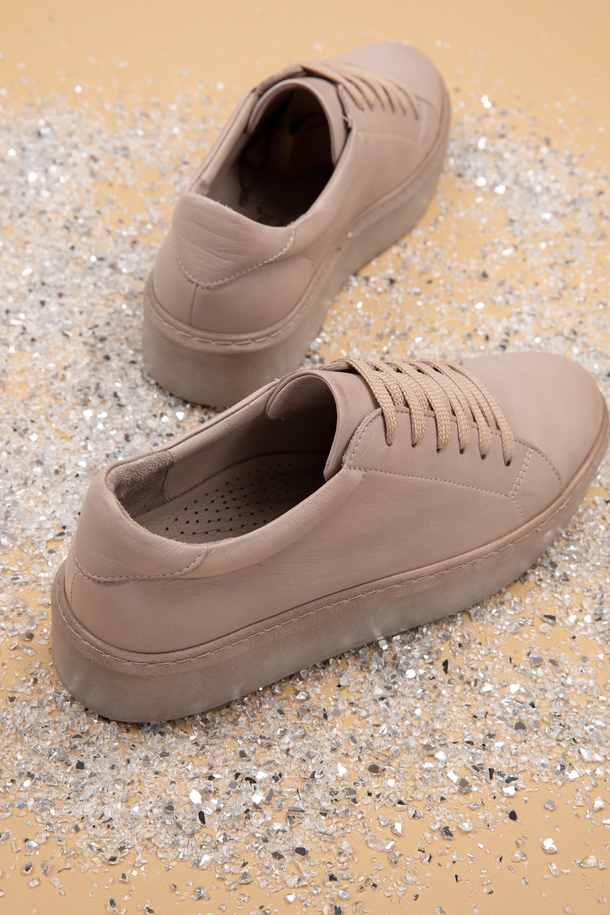 Gondol Hakiki Deri Anatomik Taban Spor Ayakkabı ell.6839 - Görsel 5