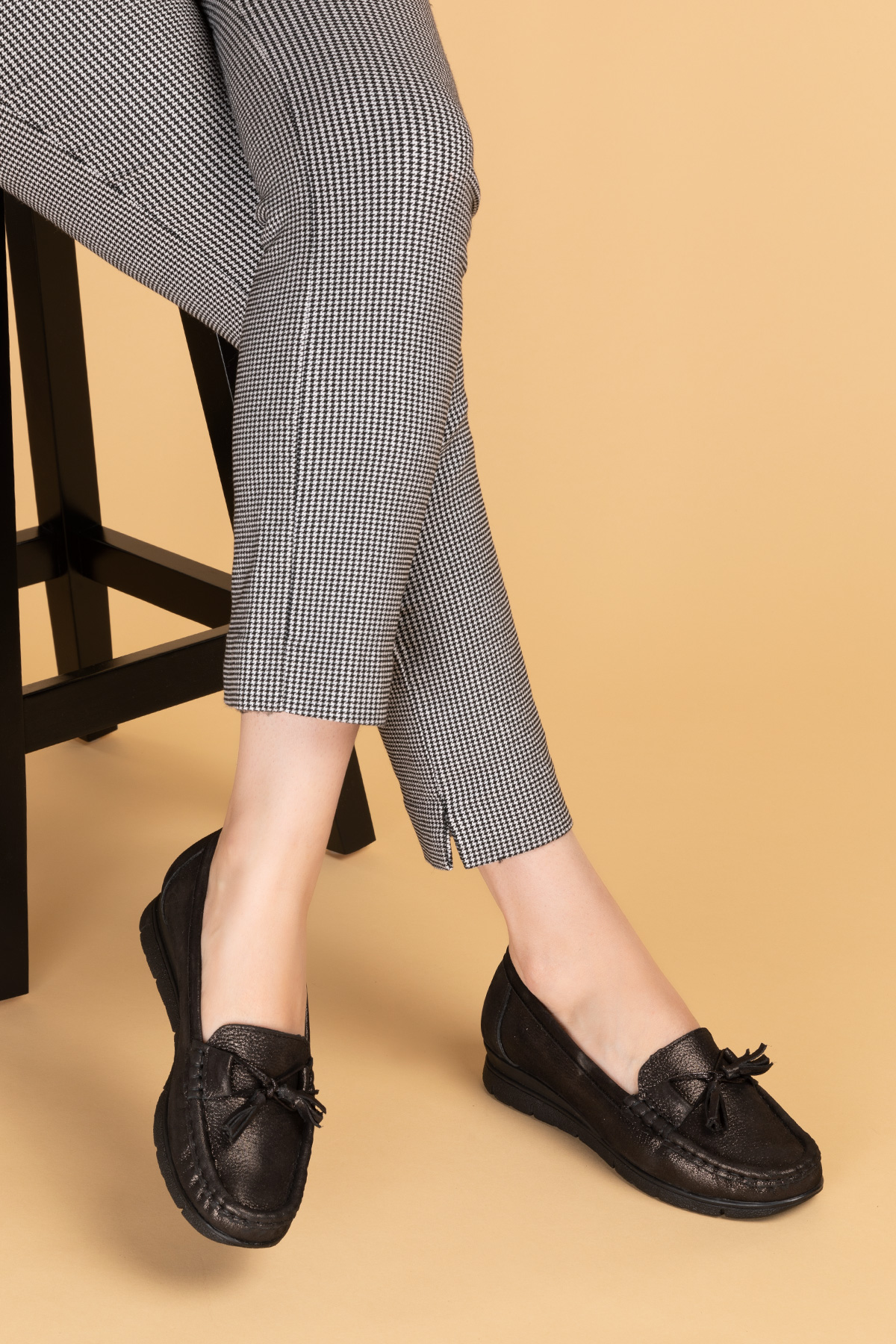 Gondol Hakiki Deri Günlük Rahat Loafer Ayakkabı pyt.1200 - Görsel 3