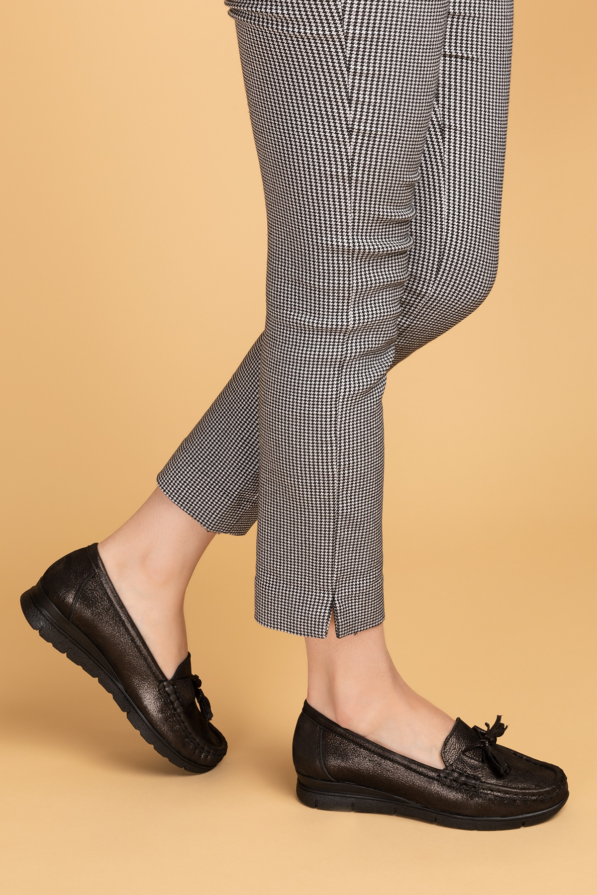 Gondol Hakiki Deri Günlük Rahat Loafer Ayakkabı pyt.1200 - Görsel 4