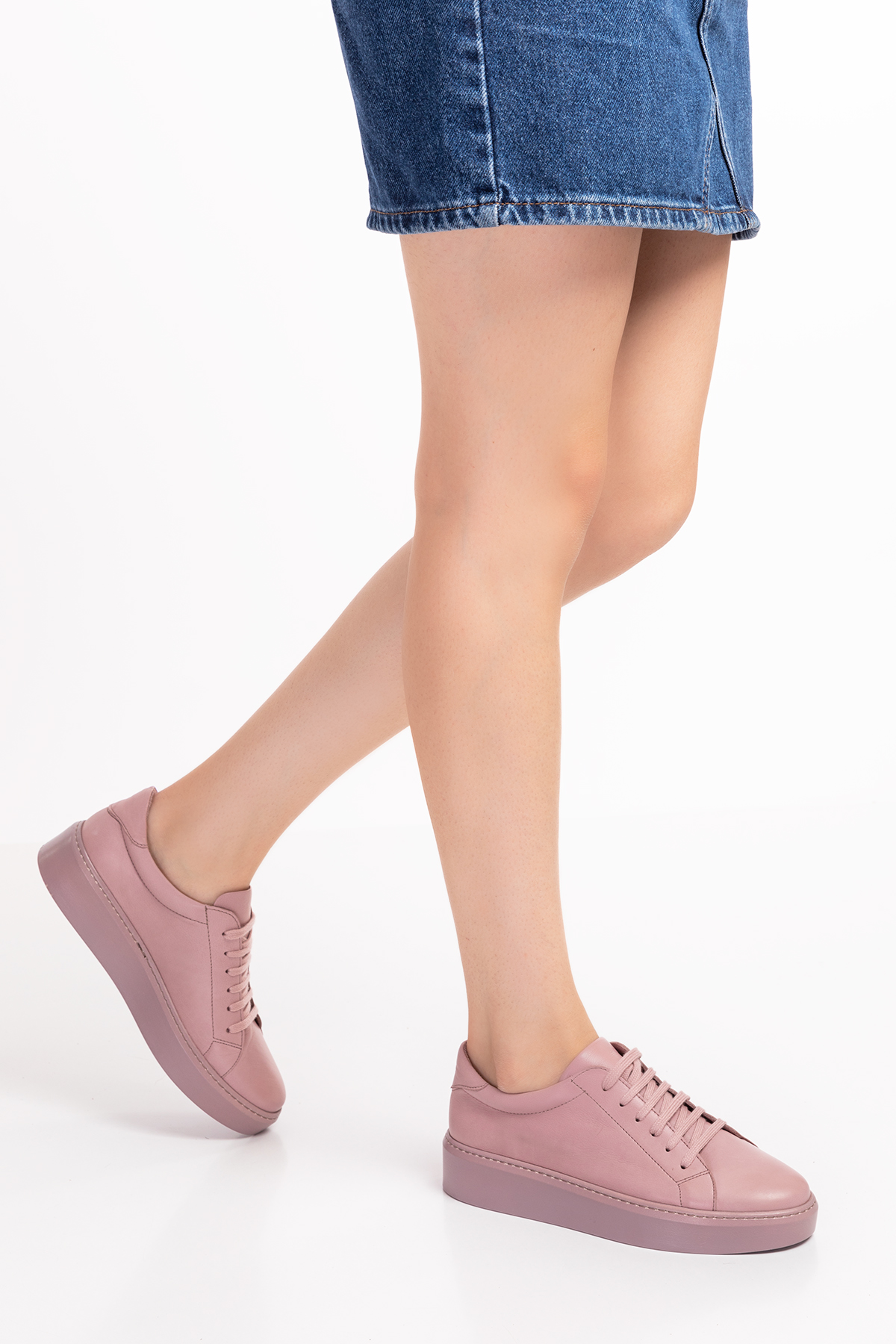 Gondol Kundura Mavi Gondol Kundura Gondol Hakiki Deri Anatomik Taban Spor Ayakkabı ell.6839