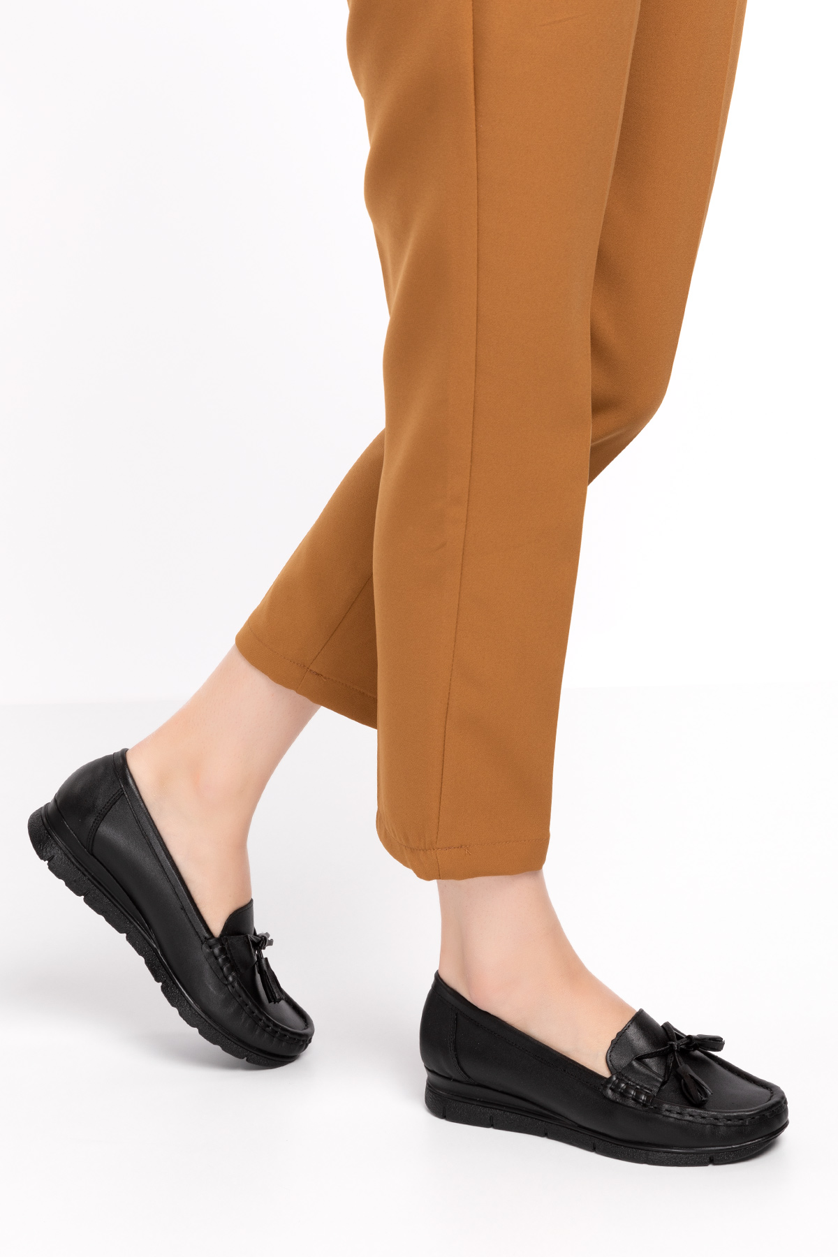 Gondol Hakiki Deri Günlük Rahat Loafer Ayakkabı pyt.1200 - Görsel 4