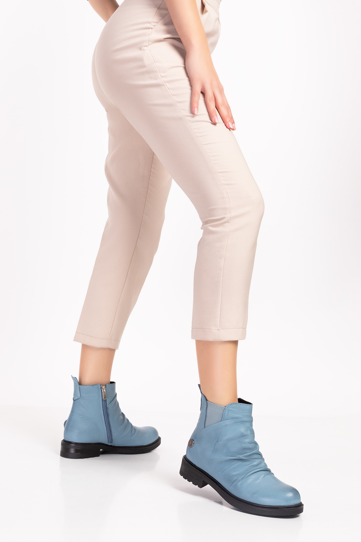 Gondol Hakiki Deri Yumuşak Dokulu Rahat Günlük Bot gnd.70113 - Görsel 4