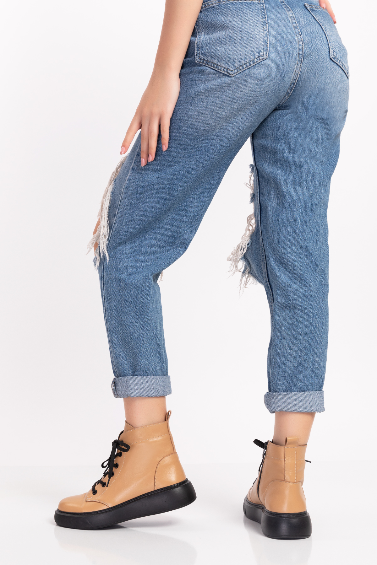 Gondol Içi Dışı Hakiki Deri Anatomik Taban Bot gap.15500 - Görsel 3