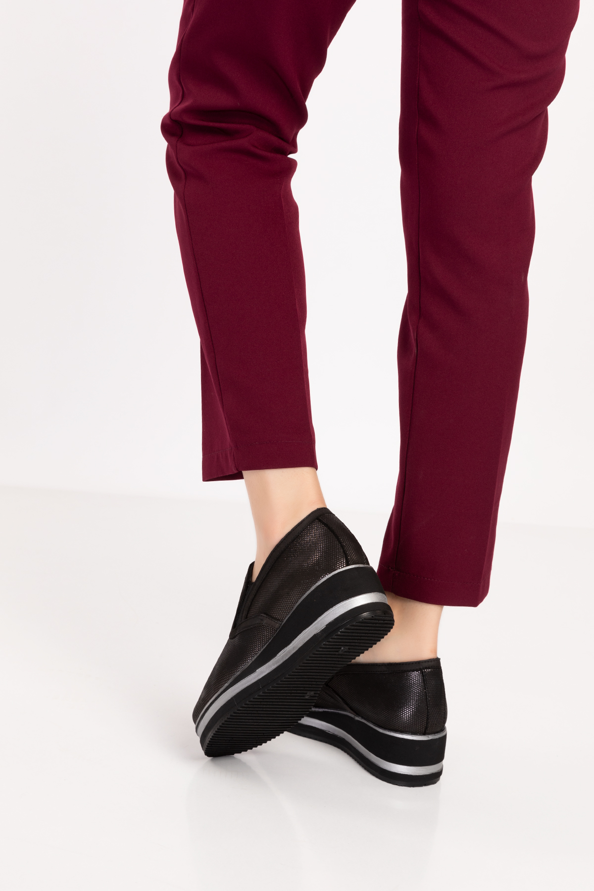 Gondol Kadın Hakiki Deri Anatomik Taban Günlük Ayakkabı ell.6294 - Görsel 5