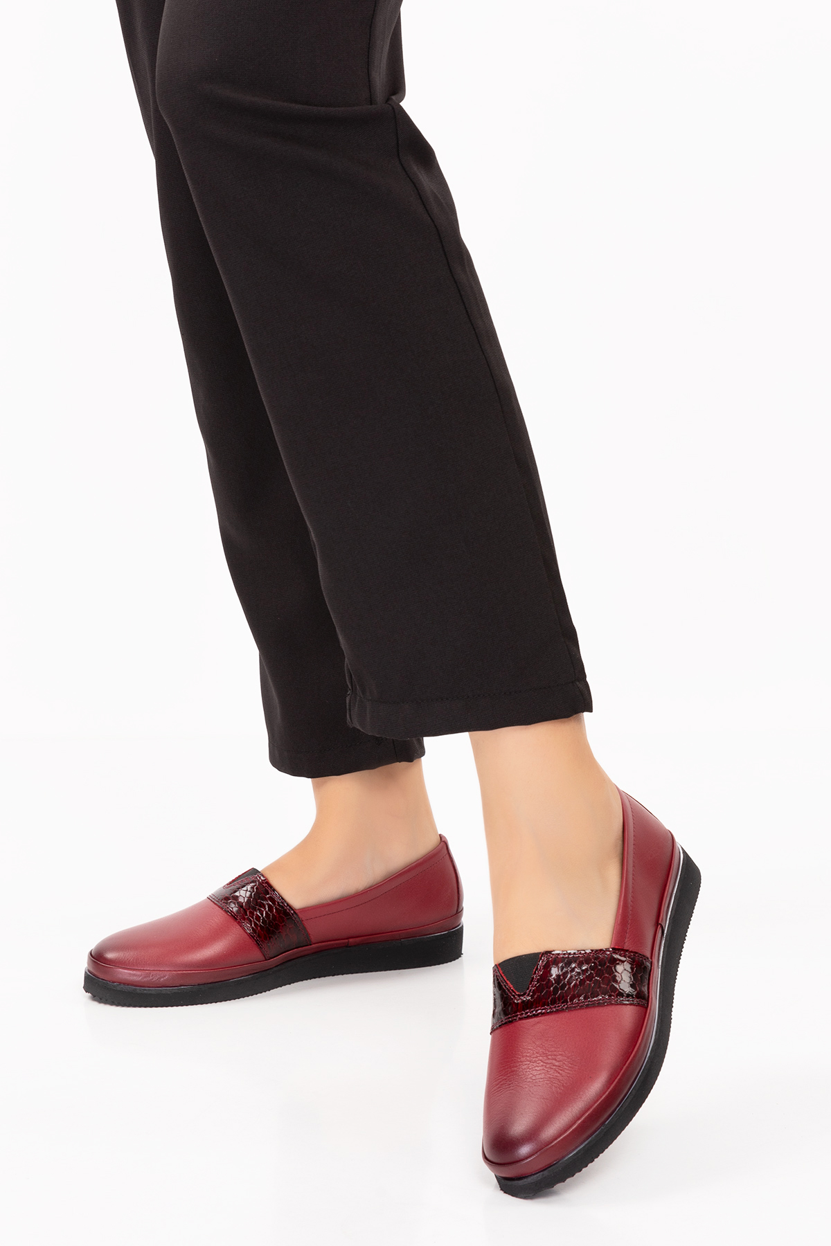 Gondol Kadın Hakiki Deri Günlük Rahat Ayakkabı msa.535 - Görsel 5