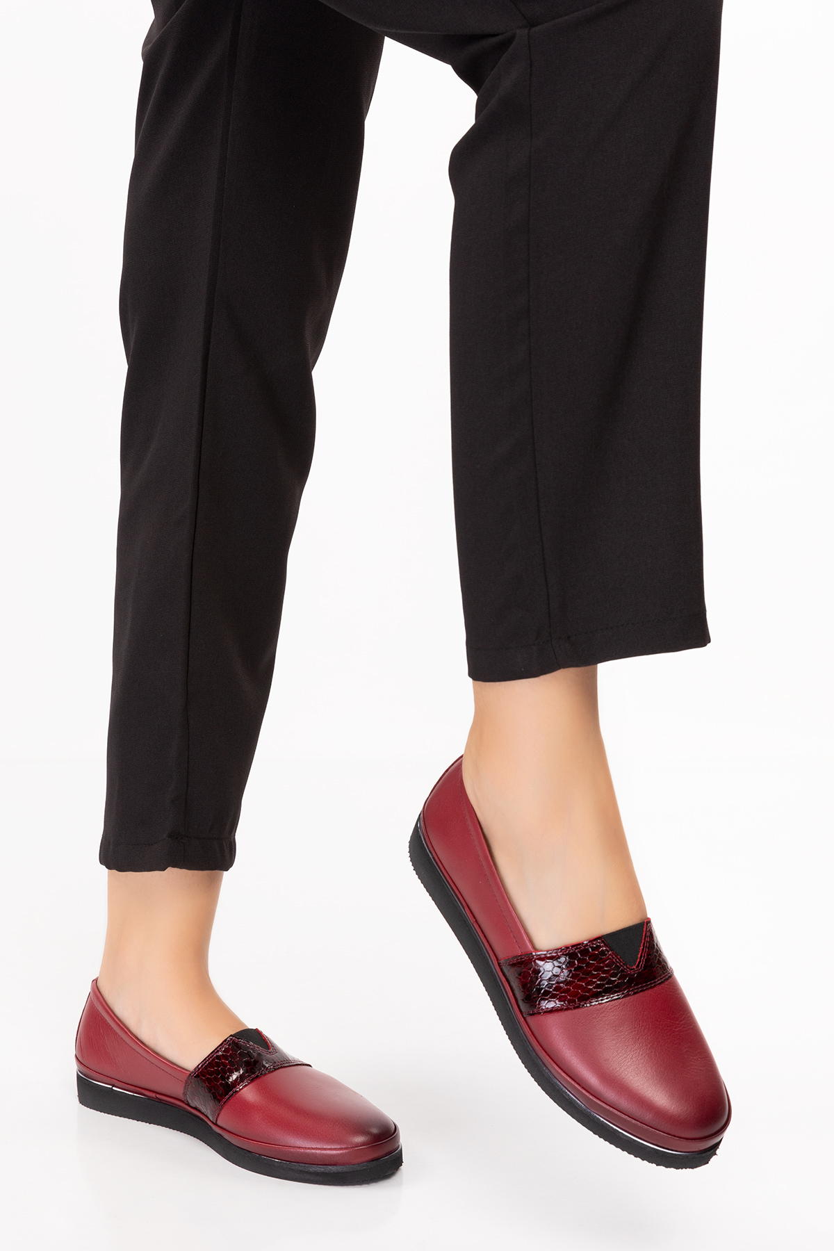 Gondol Kadın Hakiki Deri Günlük Rahat Ayakkabı msa.535 - Görsel 6