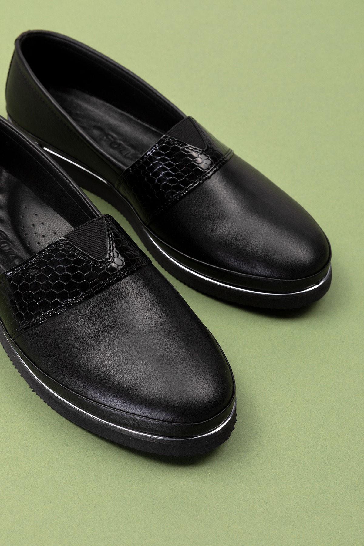 Gondol Kadın Hakiki Deri Günlük Rahat Ayakkabı msa.535 - Görsel 4