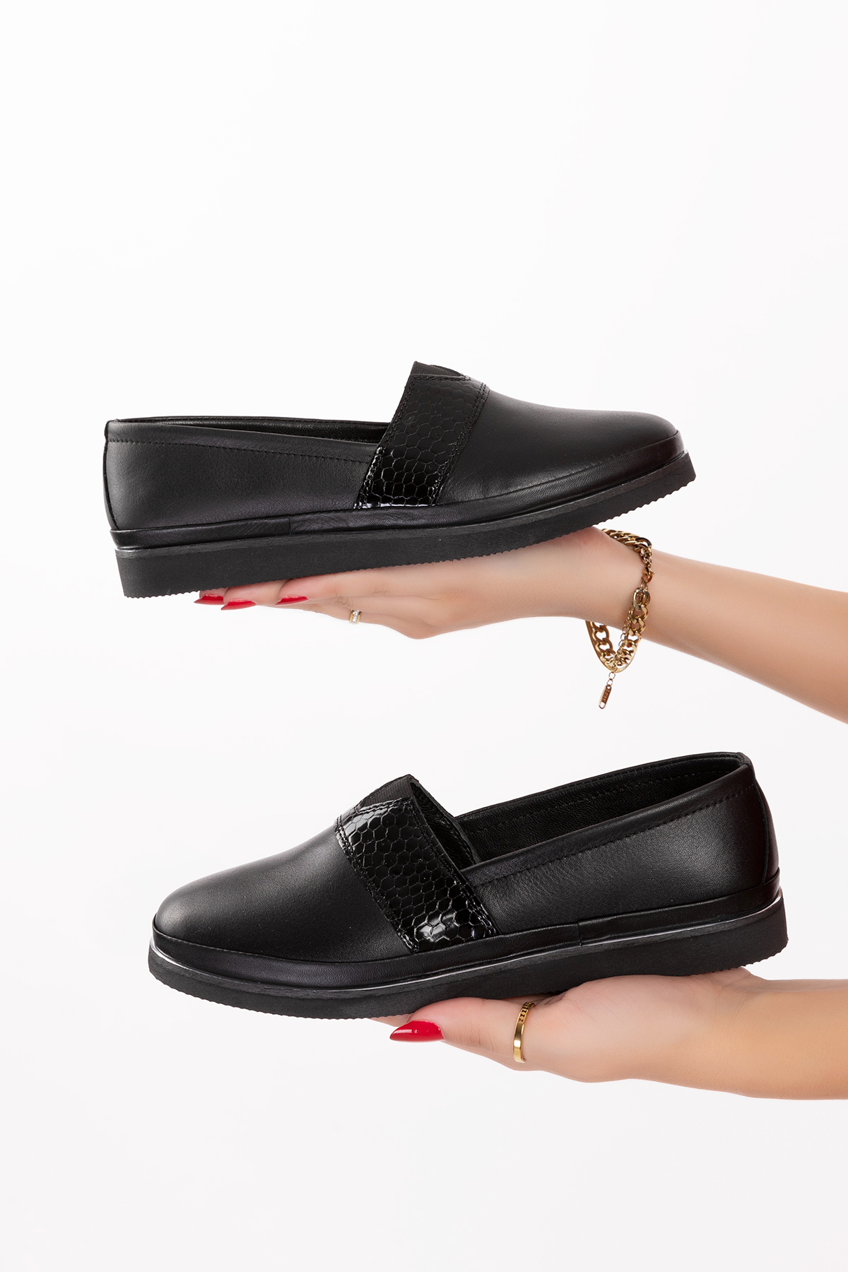 Gondol Kadın Hakiki Deri Günlük Rahat Ayakkabı msa.535 - Görsel 5