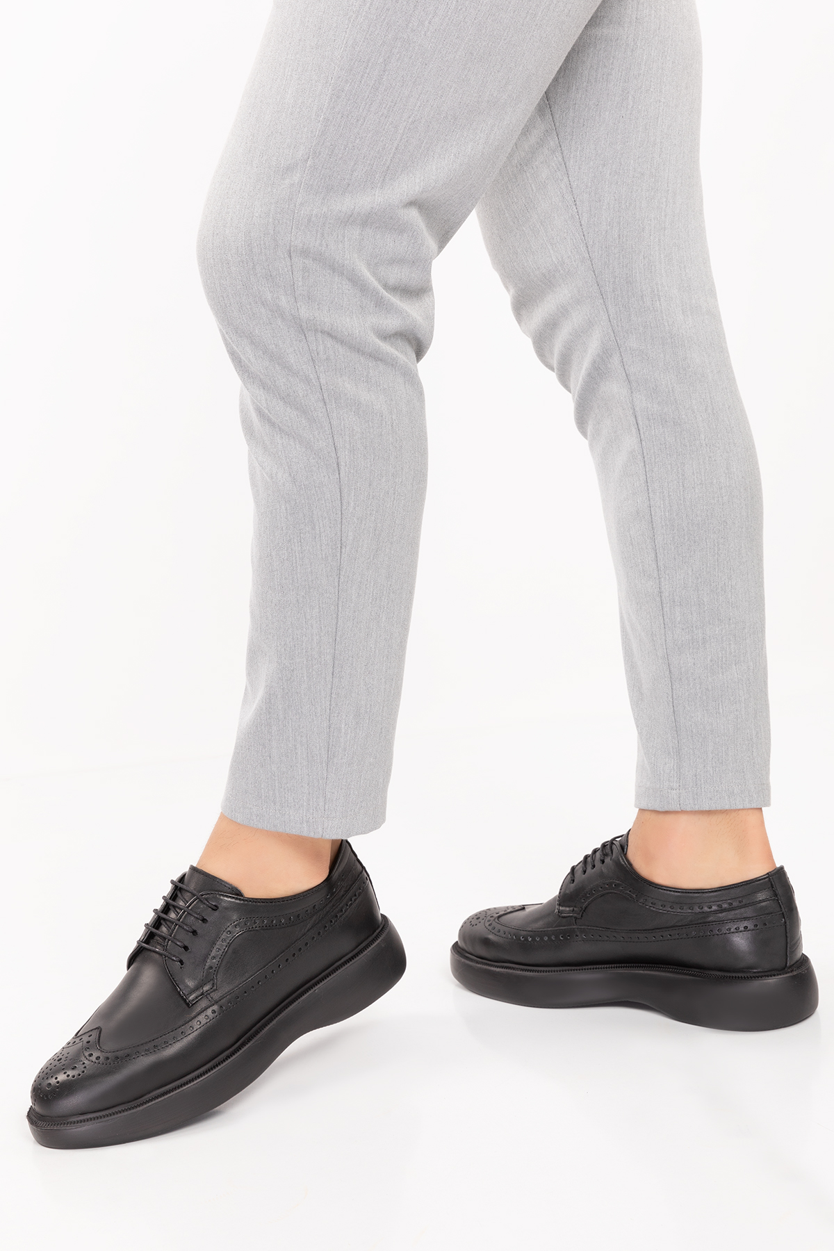 Gondol Içi Dışı Hakiki Deri Anatomik Taban Casual Ayakkabı SRC.09 - Görsel 4