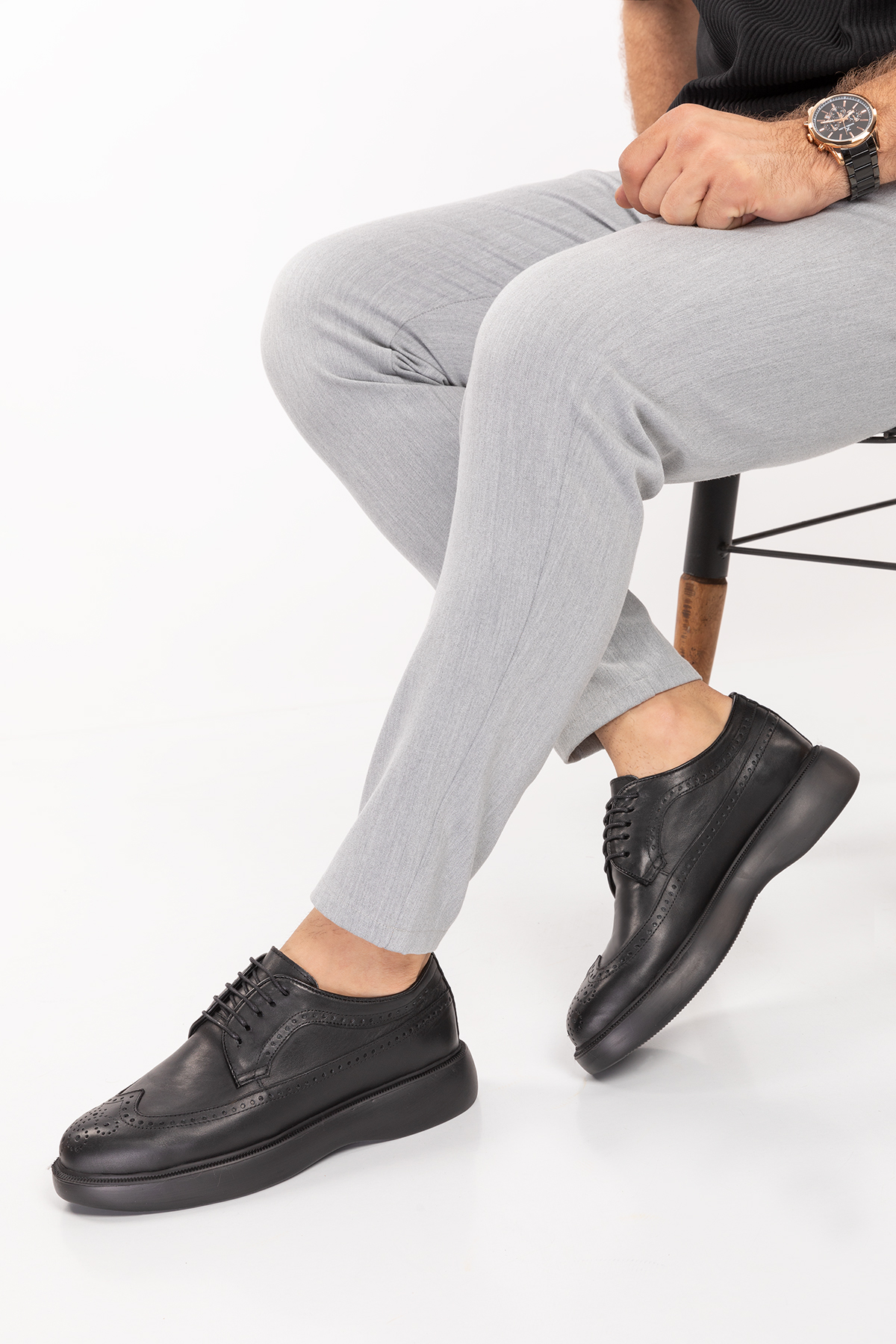 Gondol Içi Dışı Hakiki Deri Anatomik Taban Casual Ayakkabı SRC.09 - Görsel 7