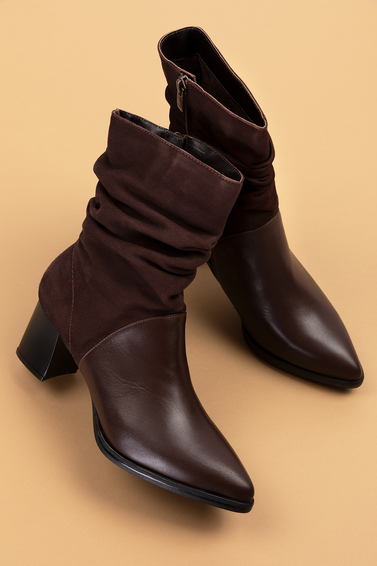 Gondol Kadın Hakiki Deri Körüklü Bot Ast.1650 - Görsel 5