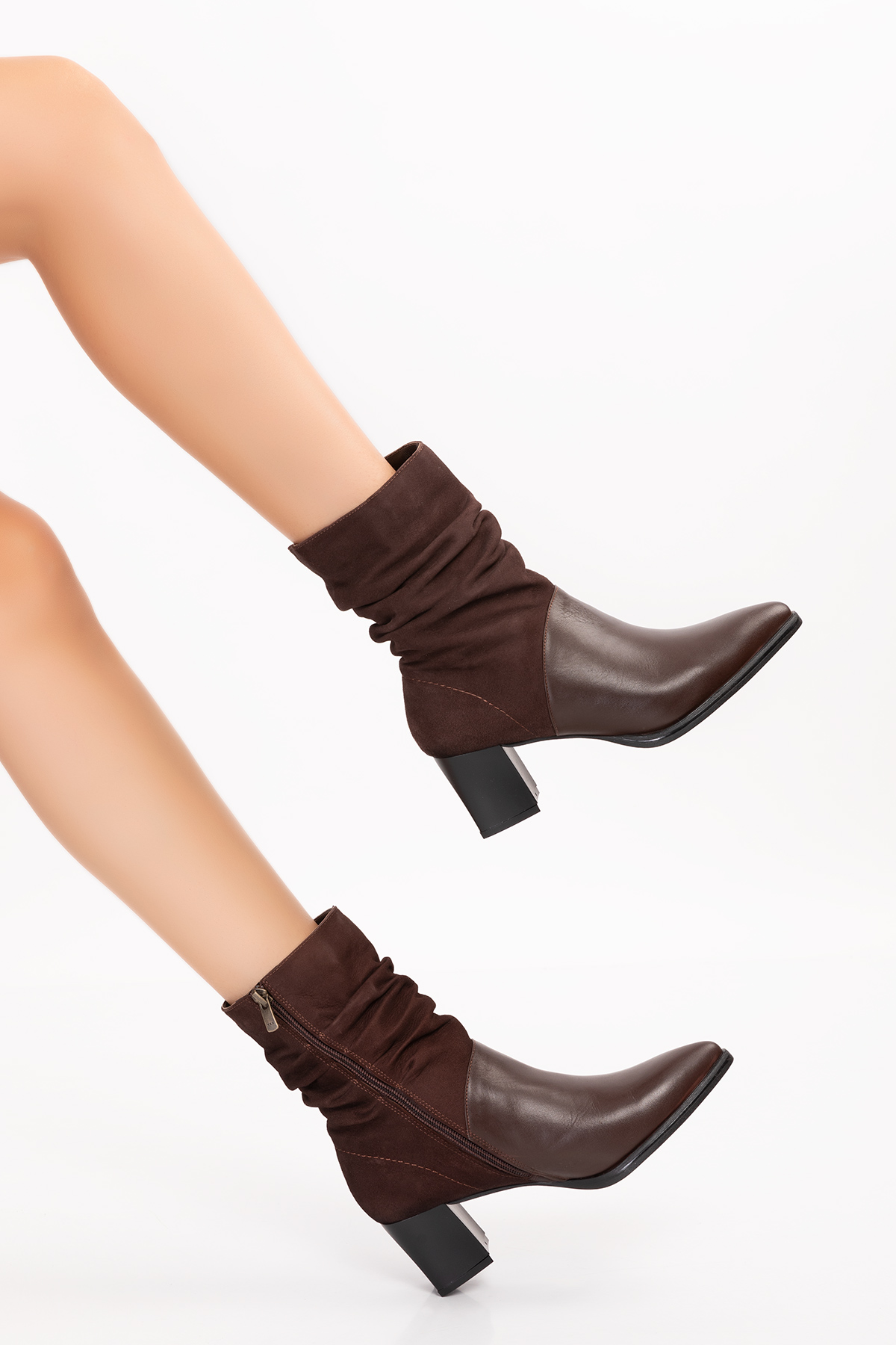 Gondol Kadın Hakiki Deri Körüklü Bot Ast.1650 - Görsel 6