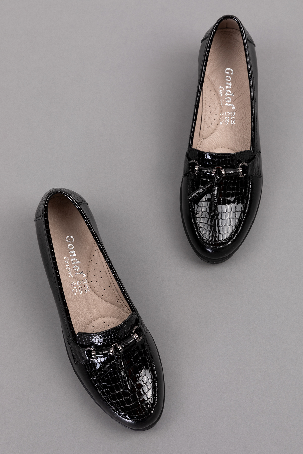 Gondol Kadın Hakiki Deri Dolgu Topuk Rahat Şık Anne Ayakkabısı ell.6821 - Görsel 8