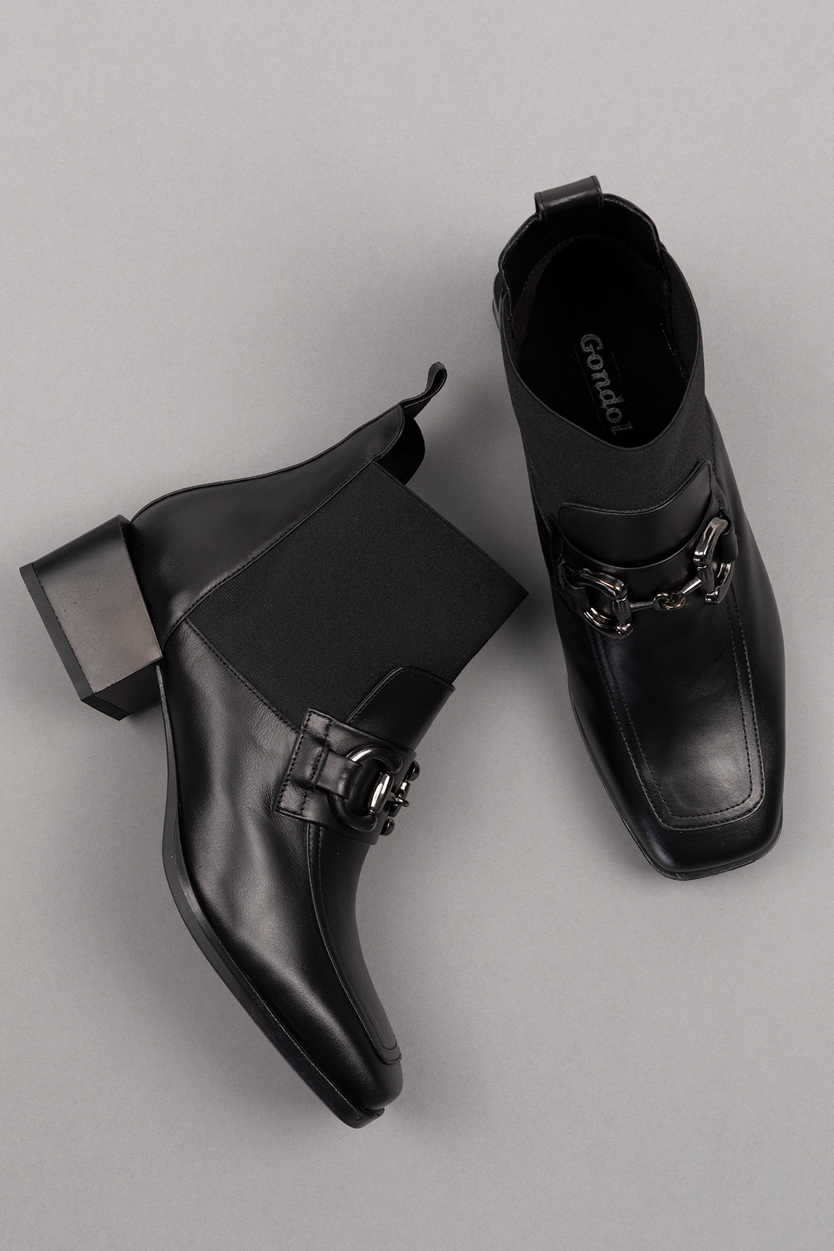 Gondol Kadın Hakiki Deri Tokalı Şık Bot Ast.53 - Görsel 5