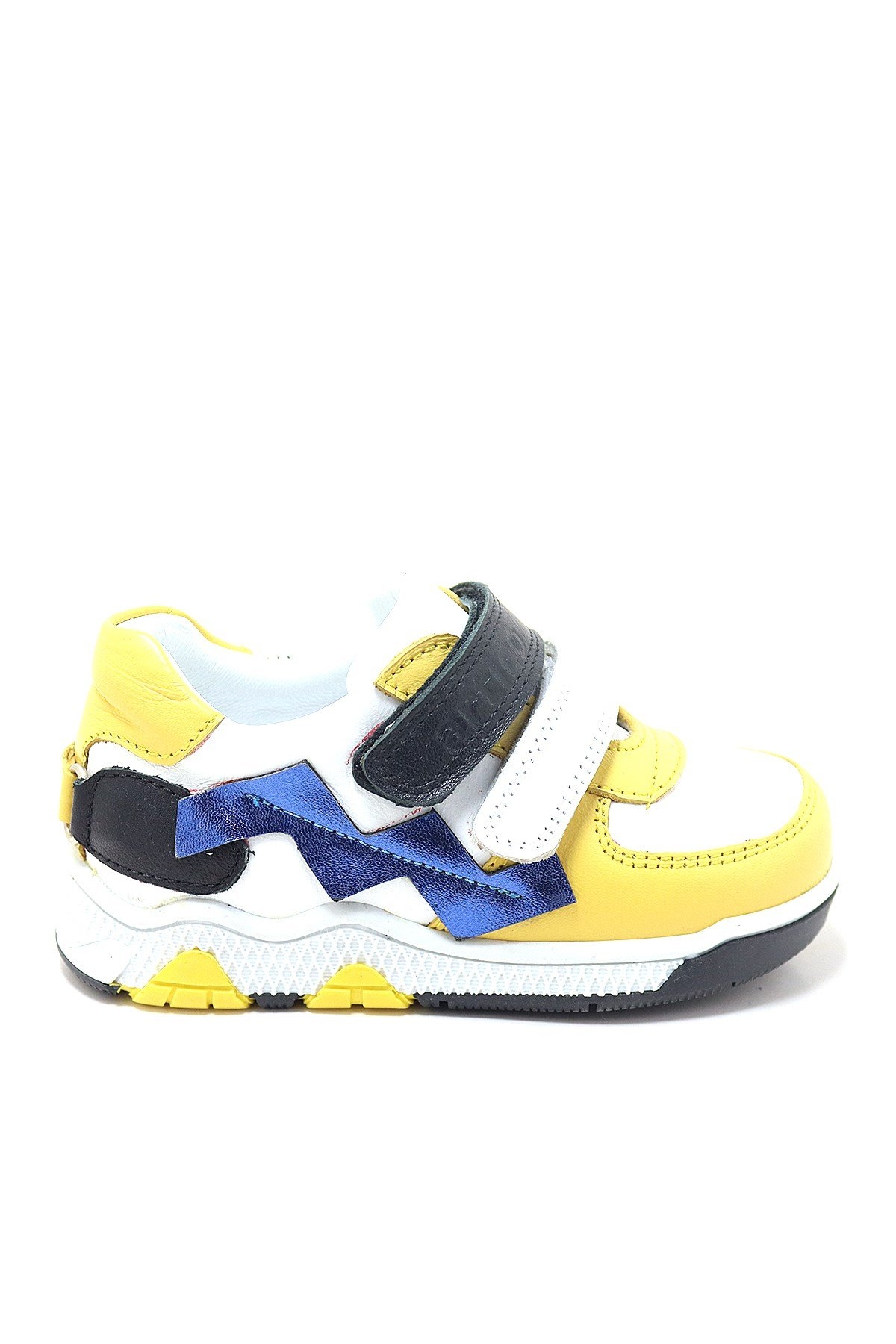 Artico Fonsis Hakiki Deri Sarı Cırtlı Bebek Spor Ayakkabı - Görsel 3