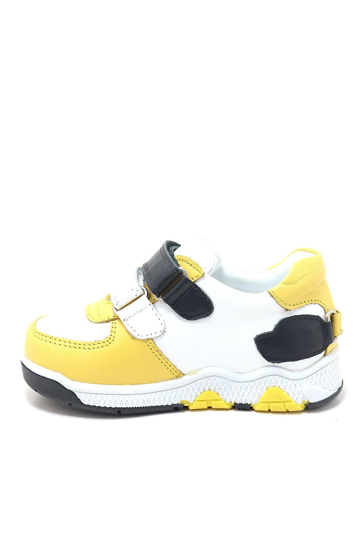 Artico Fonsis Hakiki Deri Sarı Cırtlı Bebek Spor Ayakkabı - Görsel 4