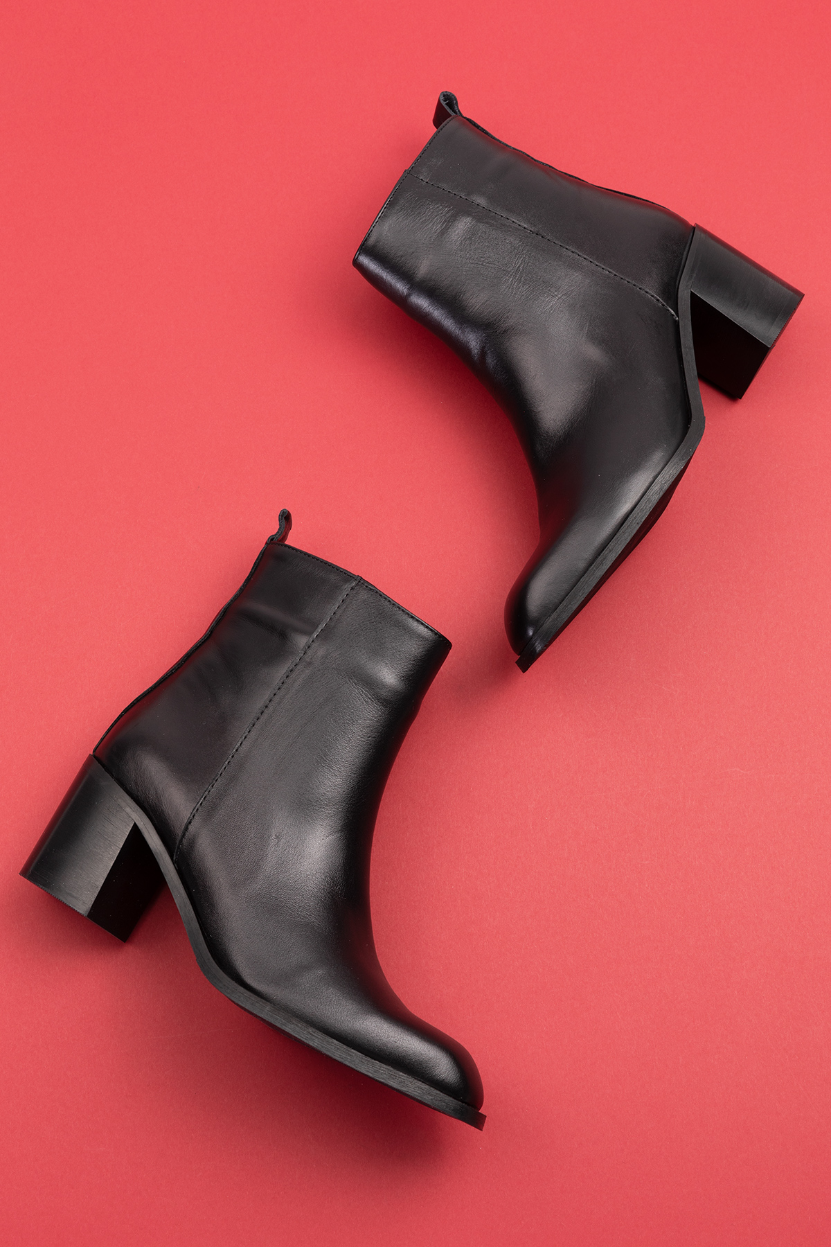 Gondol Kadın Hakiki Deri Kalın Topuk Bot RG.88102 - Görsel 3