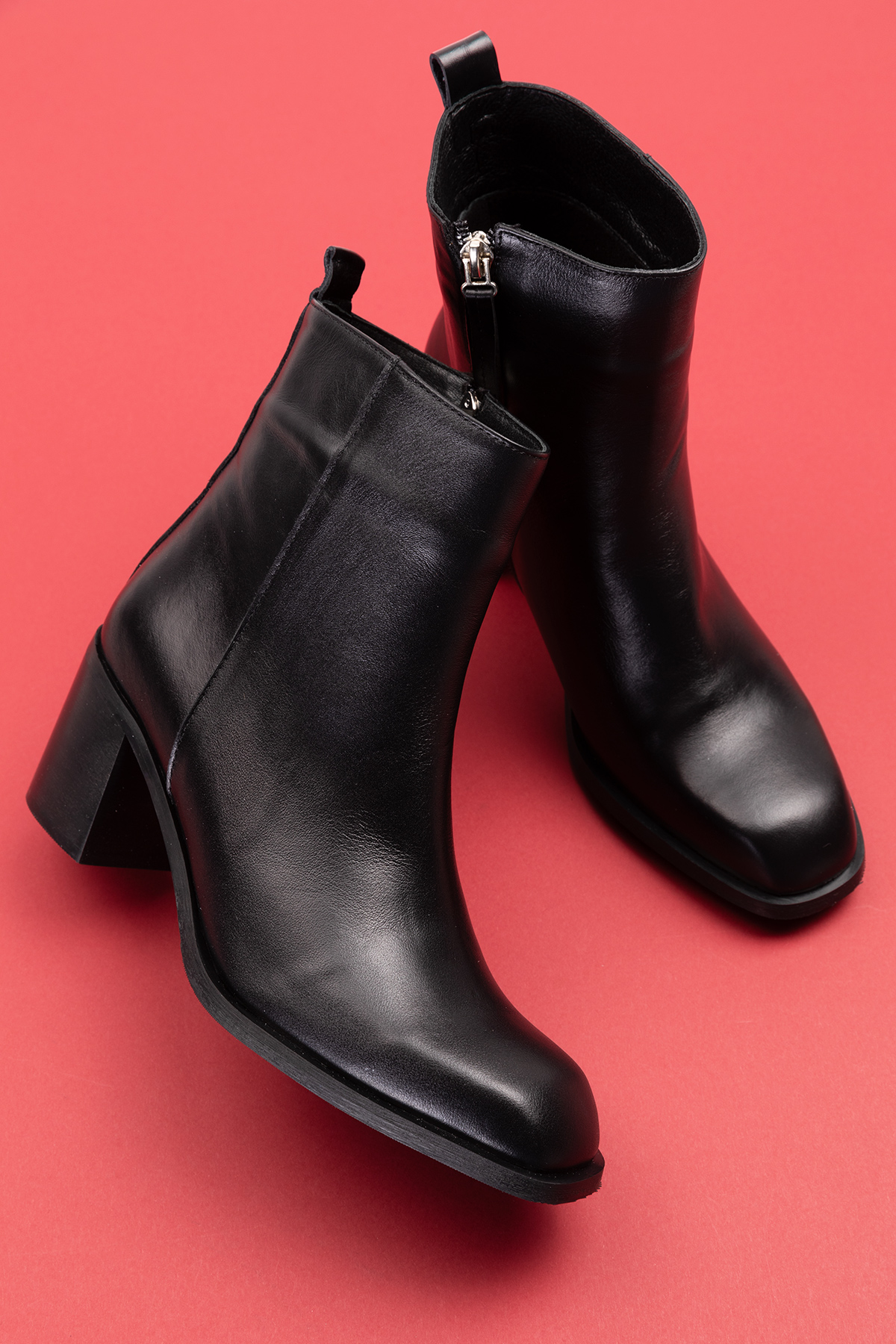 Gondol Kadın Hakiki Deri Kalın Topuk Bot RG.88102 - Görsel 4