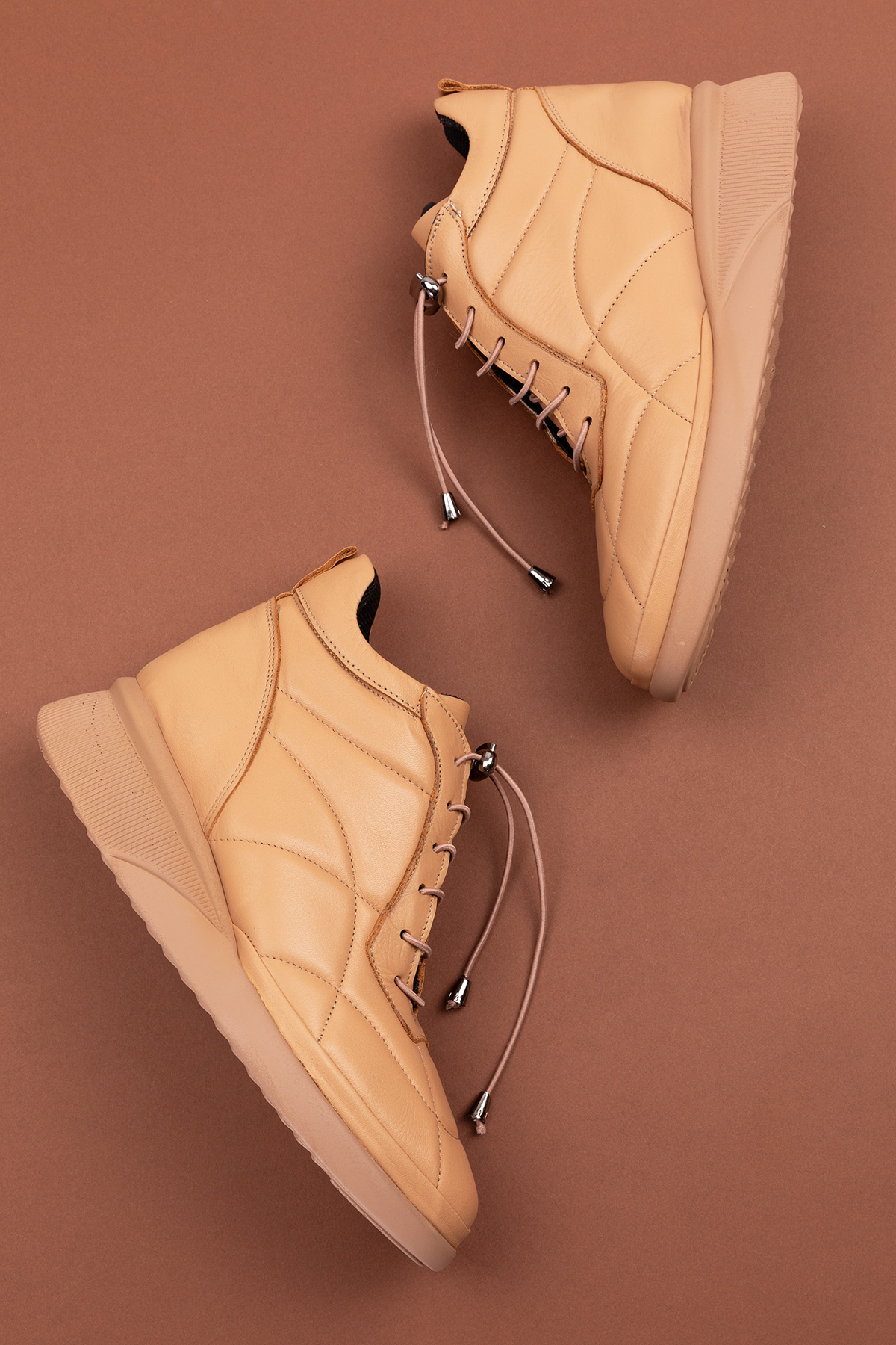 Gondol Kadın Hakiki Deri Hafif Günlük Spor Bot ndr.5515 - Görsel 4