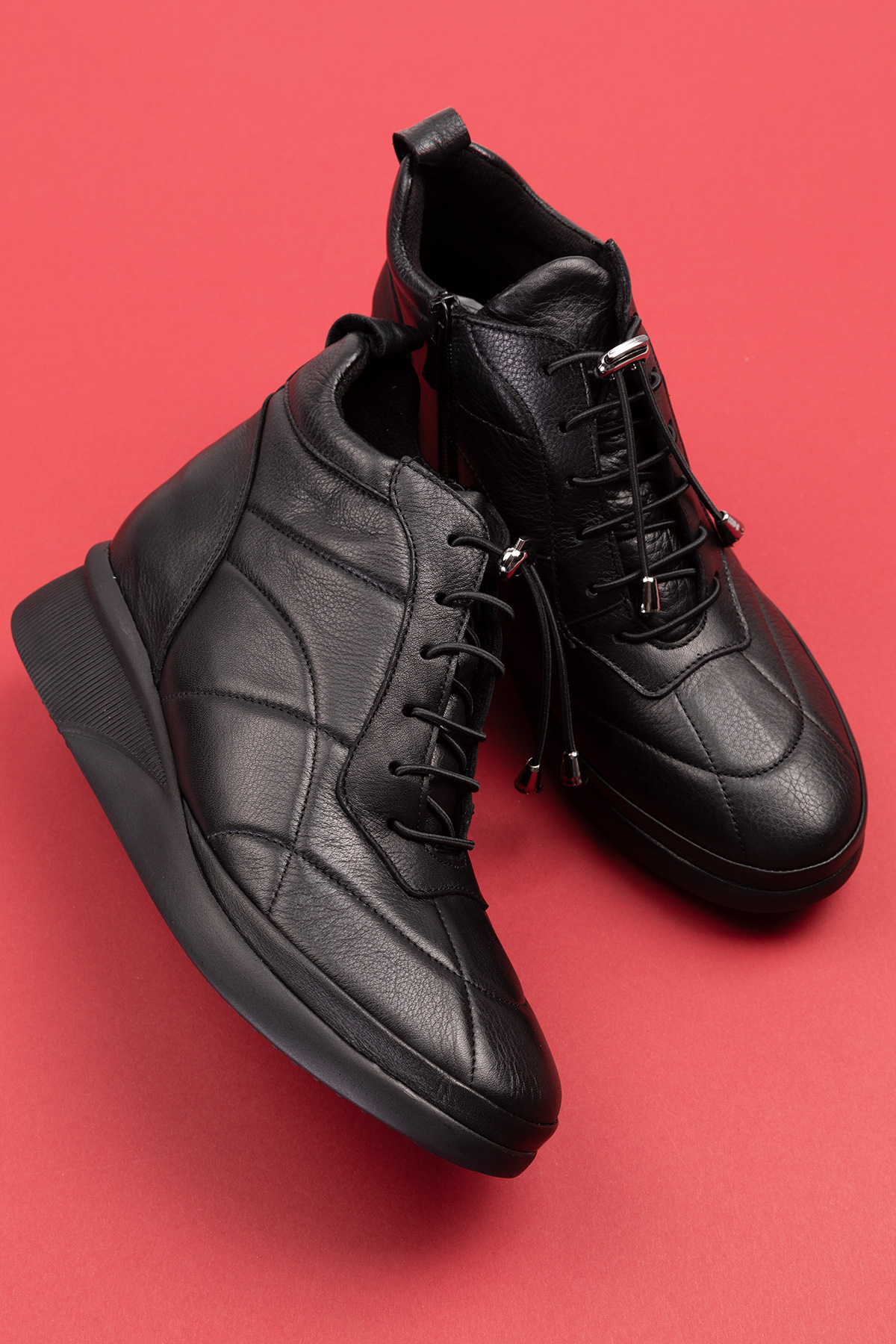 Gondol Kadın Hakiki Deri Hafif Günlük Spor Bot ndr.5515 - Görsel 6