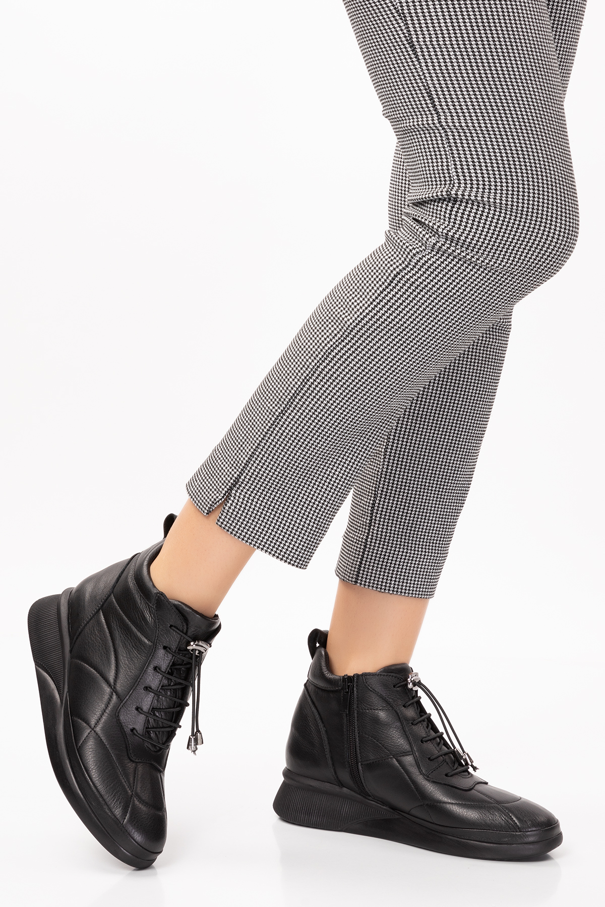 Gondol Kadın Hakiki Deri Hafif Günlük Spor Bot ndr.5515 - Görsel 7