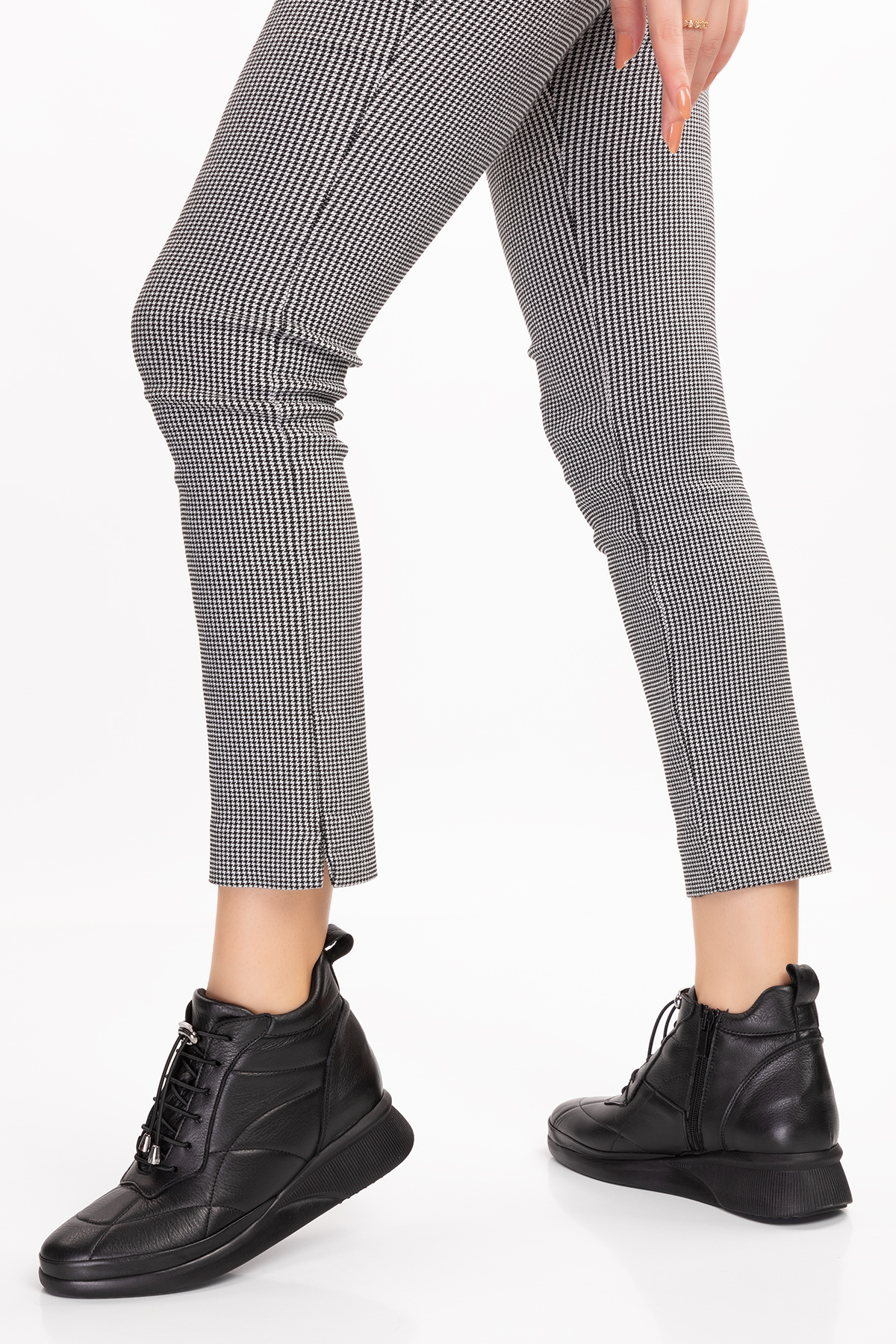 Gondol Kadın Hakiki Deri Hafif Günlük Spor Bot ndr.5515 - Görsel 9