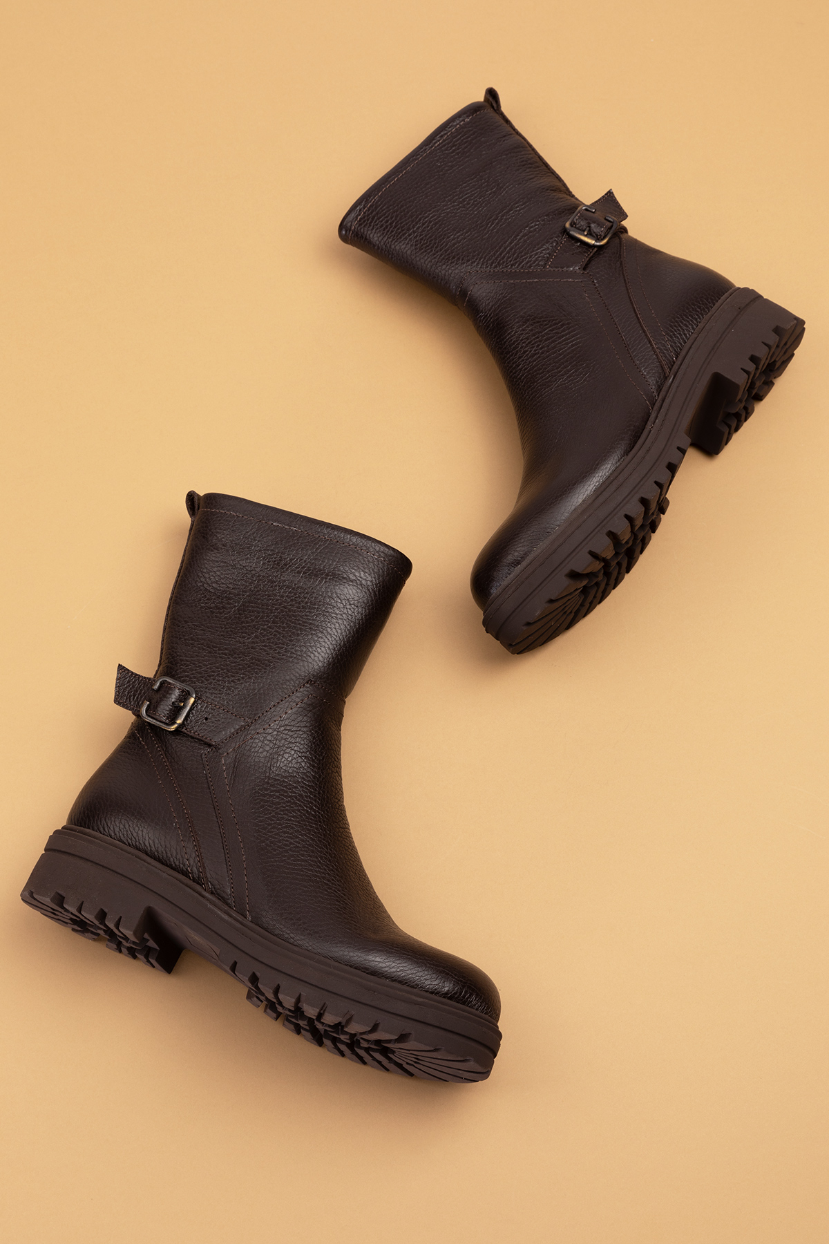 Gondol Hakiki Deri Günlük Kaymaz Taban Bot anl.2721 - Görsel 3