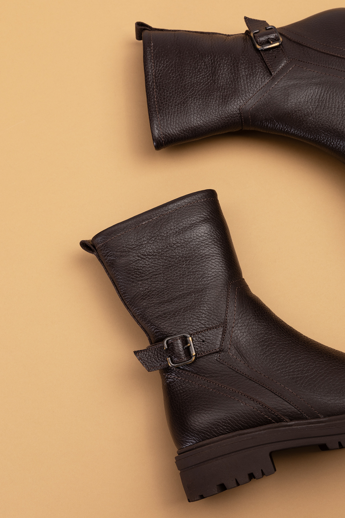 Gondol Hakiki Deri Günlük Kaymaz Taban Bot anl.2721 - Görsel 4