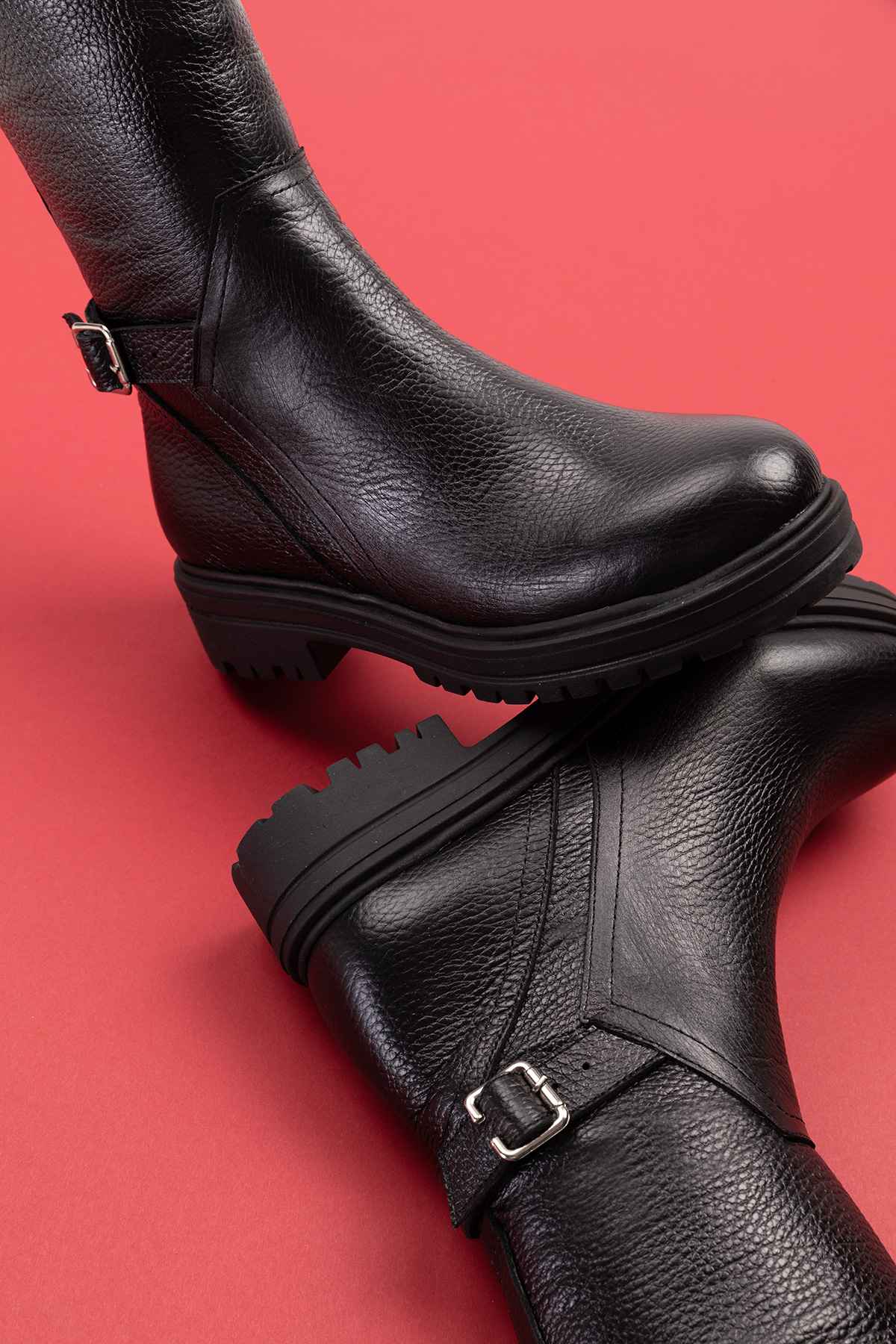 Gondol Hakiki Deri Günlük Kaymaz Taban Bot anl.2721 - Görsel 5