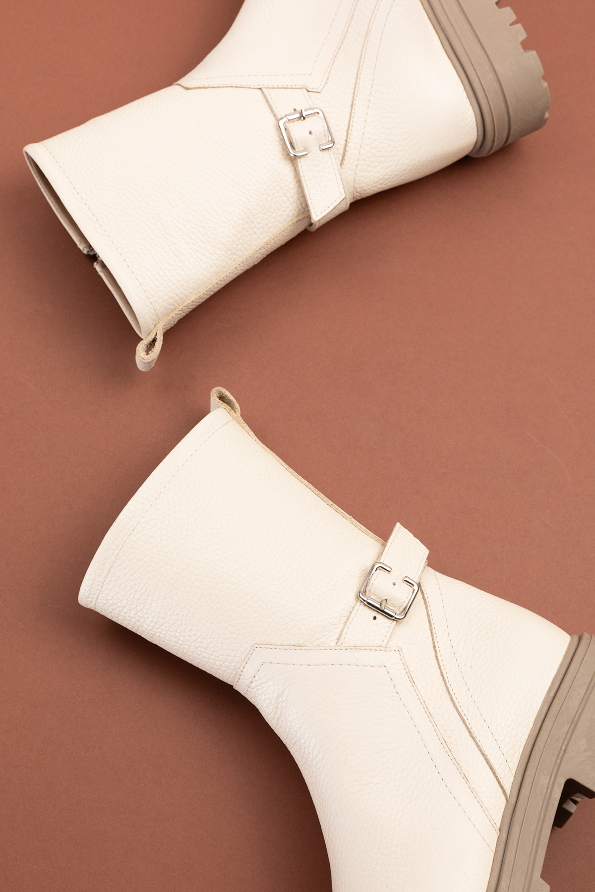 Gondol Hakiki Deri Günlük Kaymaz Taban Bot anl.2721 - Görsel 4